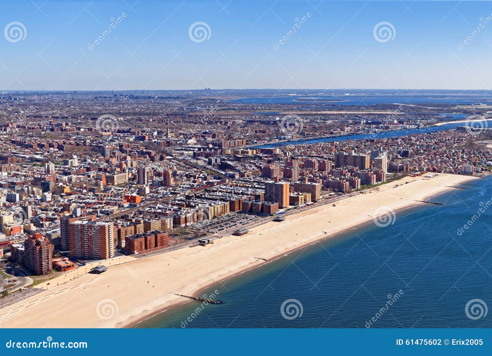 Aerial View Of Long Island In New York Stock Photo Image 61475602