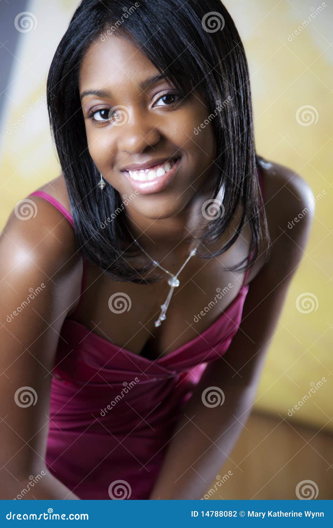 Smiling African American Teen 47