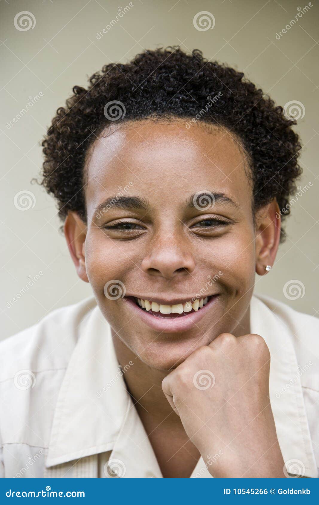 Smiling African American Teen 64