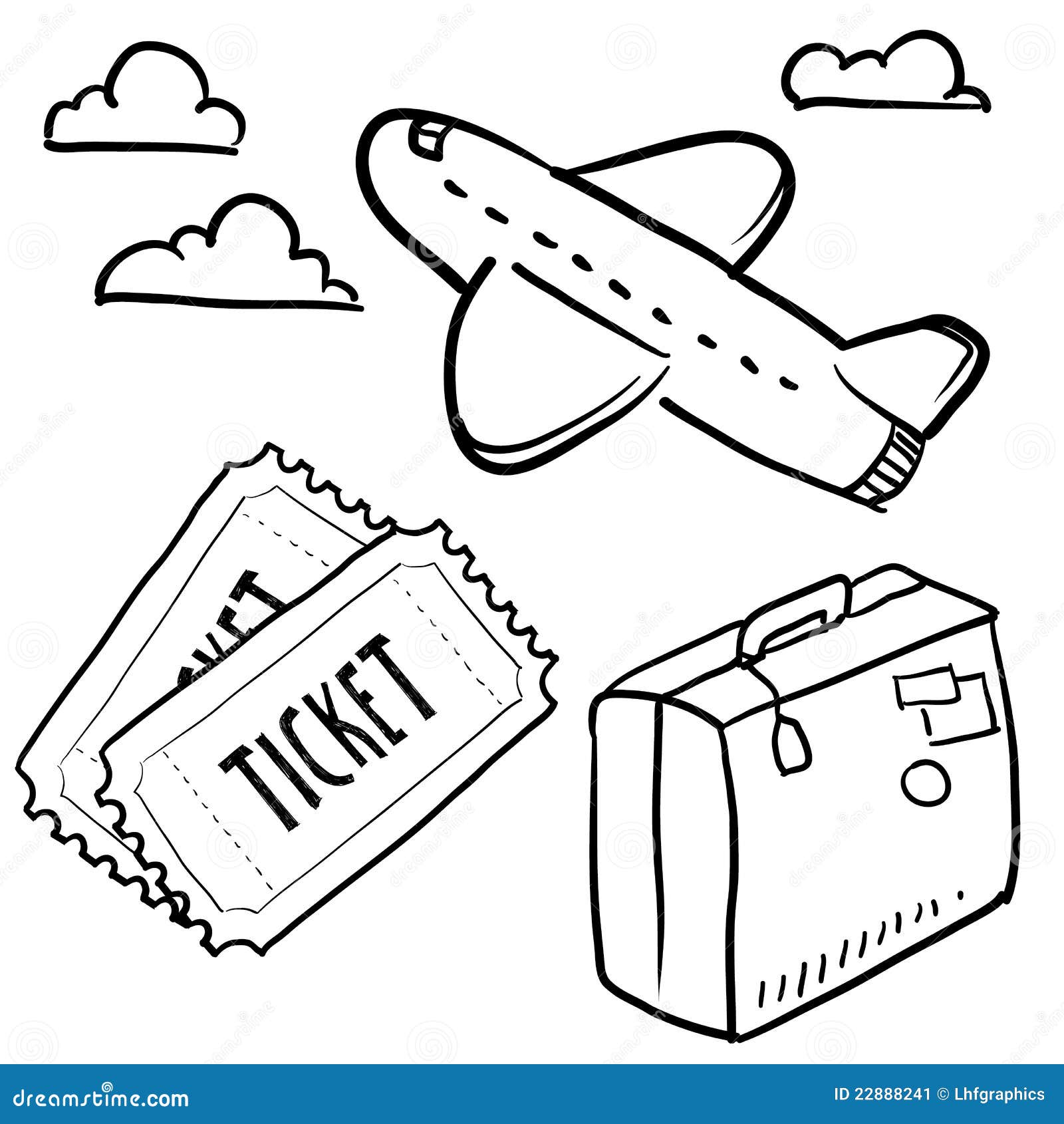 clipart airplane ticket - photo #41