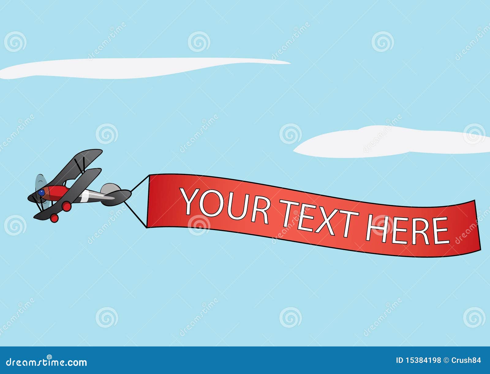 clipart airplane with banner - photo #43