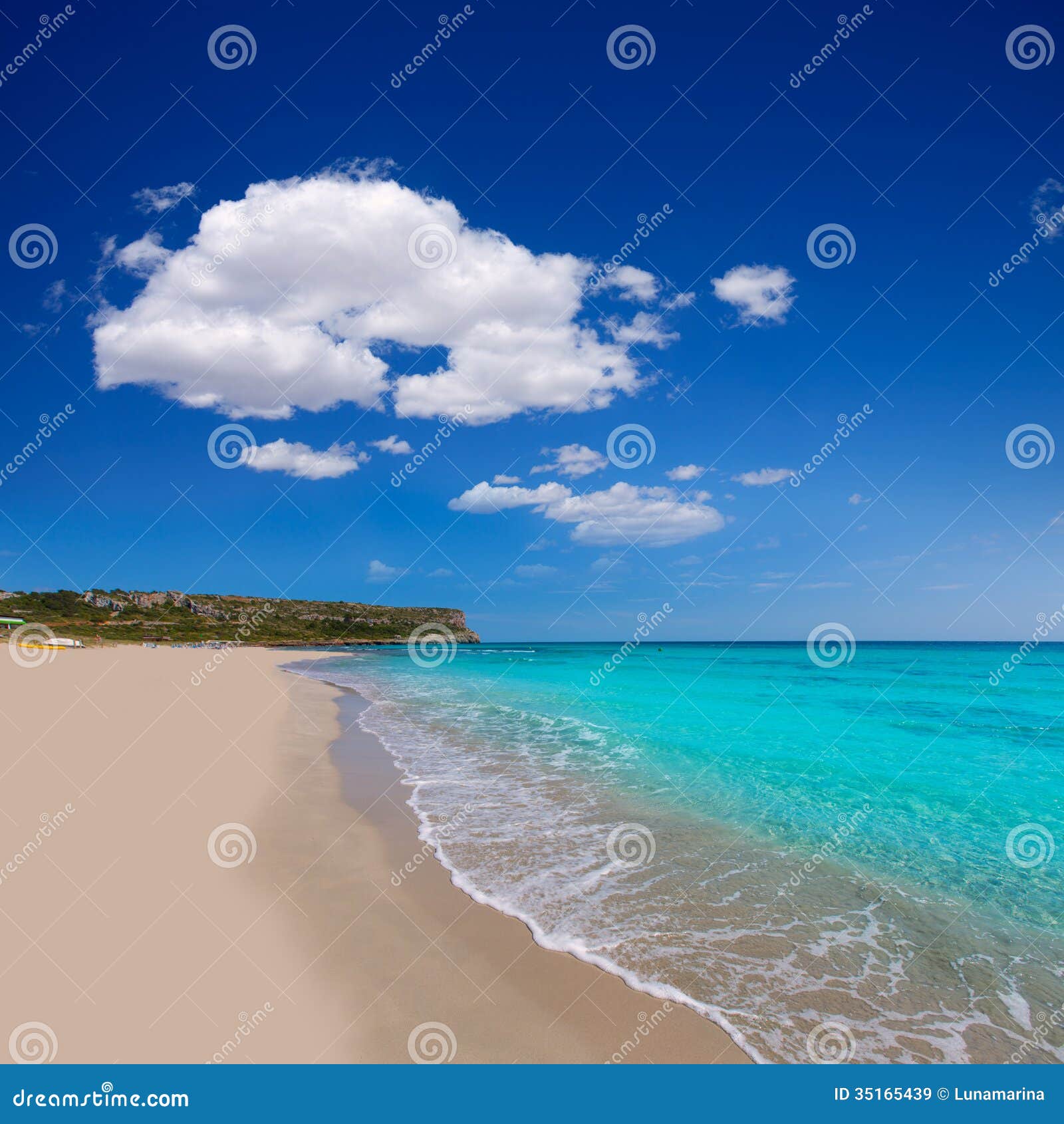 Alaior Cala Son Bou In Menorca Turquoise Beach At Balearic Royalty 