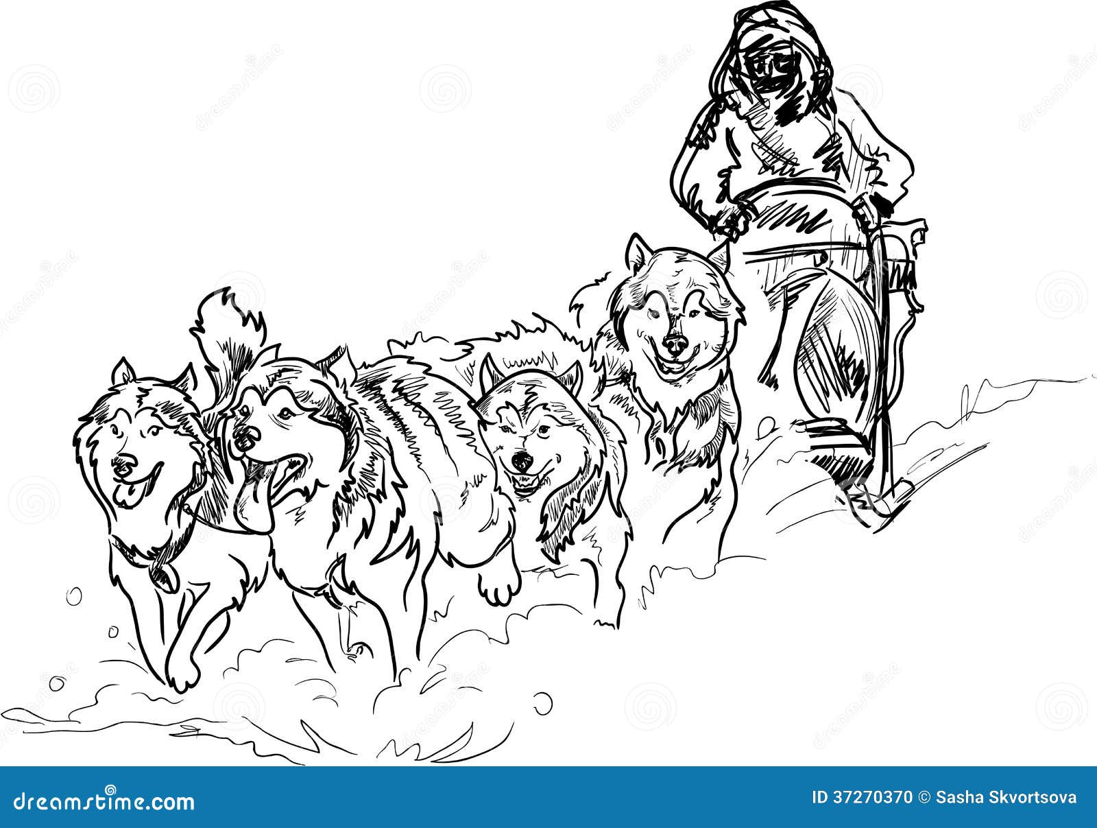 iditarod coloring pages for kid - photo #2