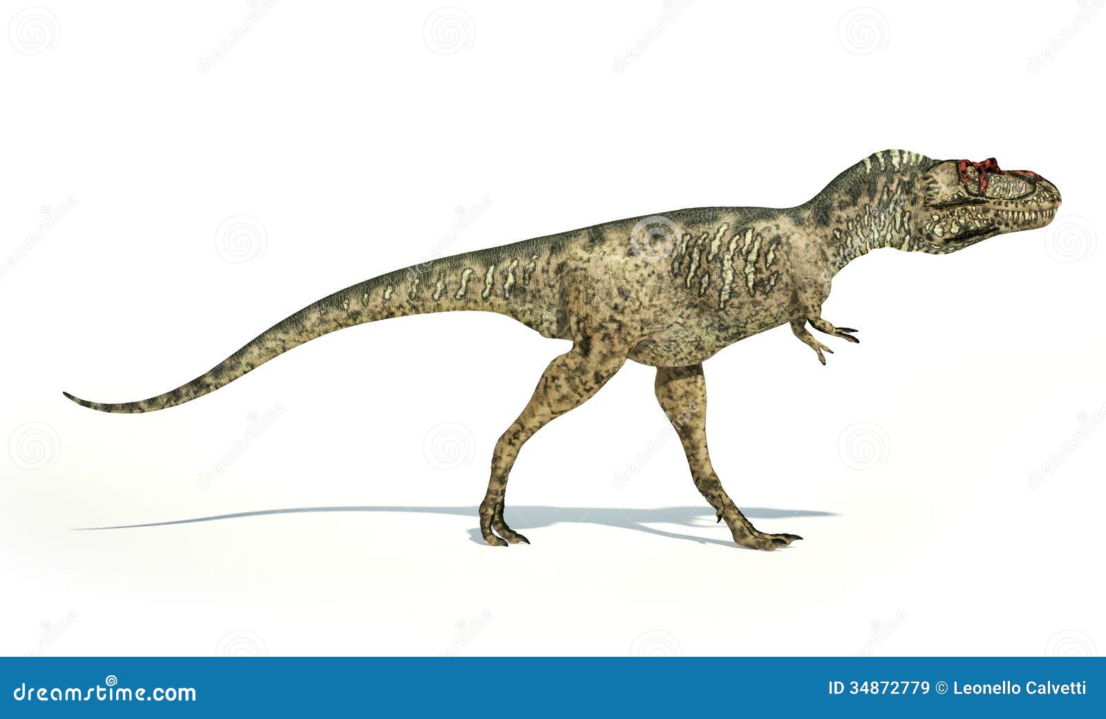 dinosaur with fins on side of head
