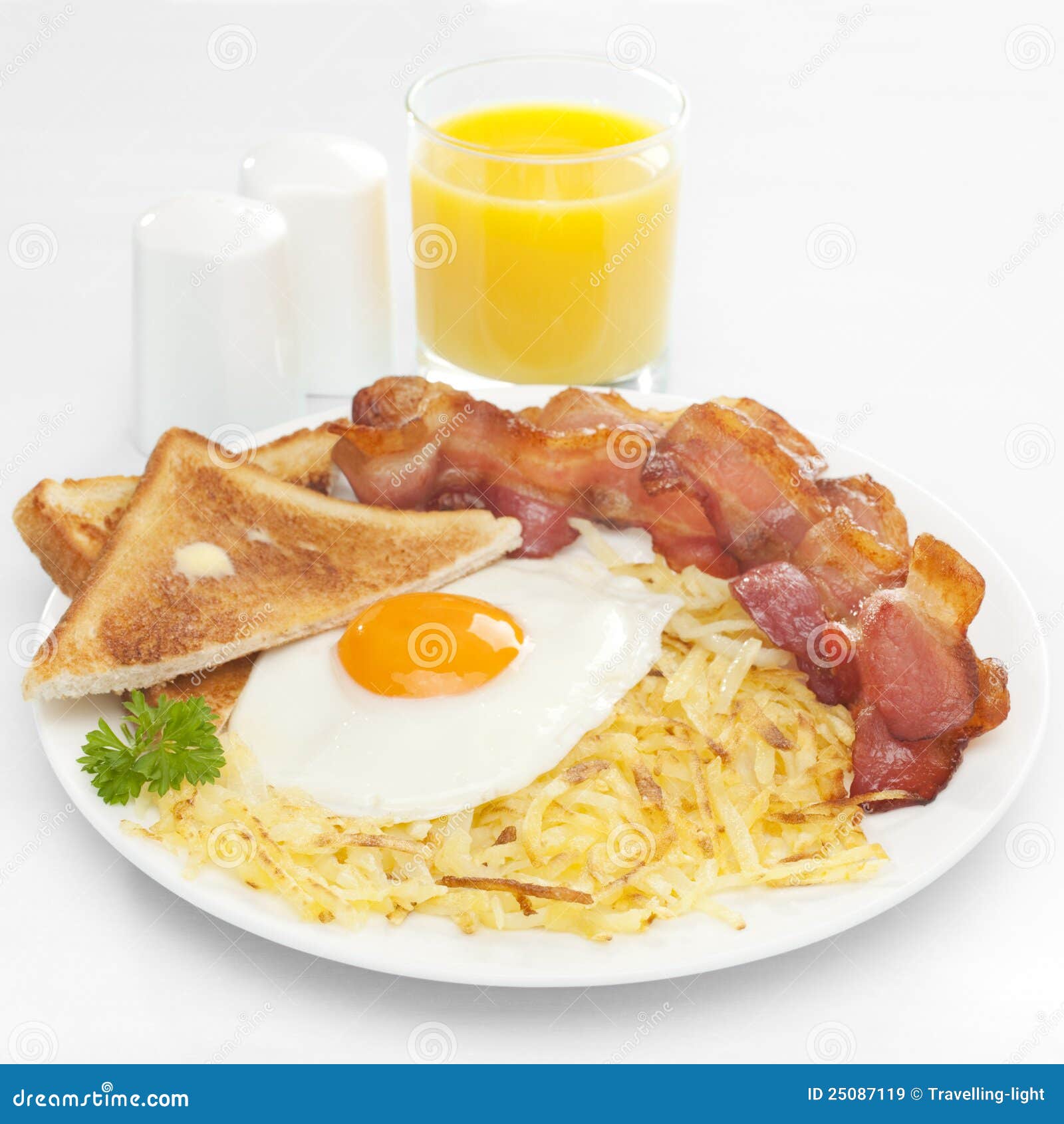 American Breakfast Royalty Free Stock Images - Image: 25087119