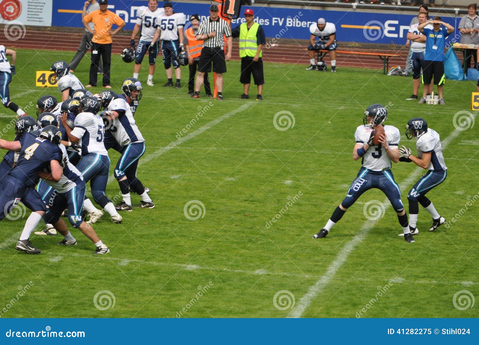 Download this American Football Game The Beavers Biberach Weinheim Longhorns picture