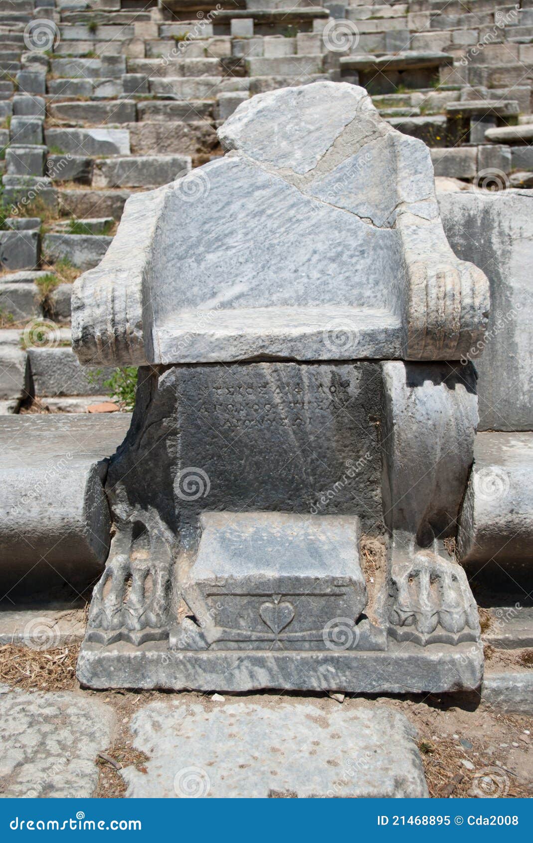 Ancient Greek Chair Ancient Stone Chair