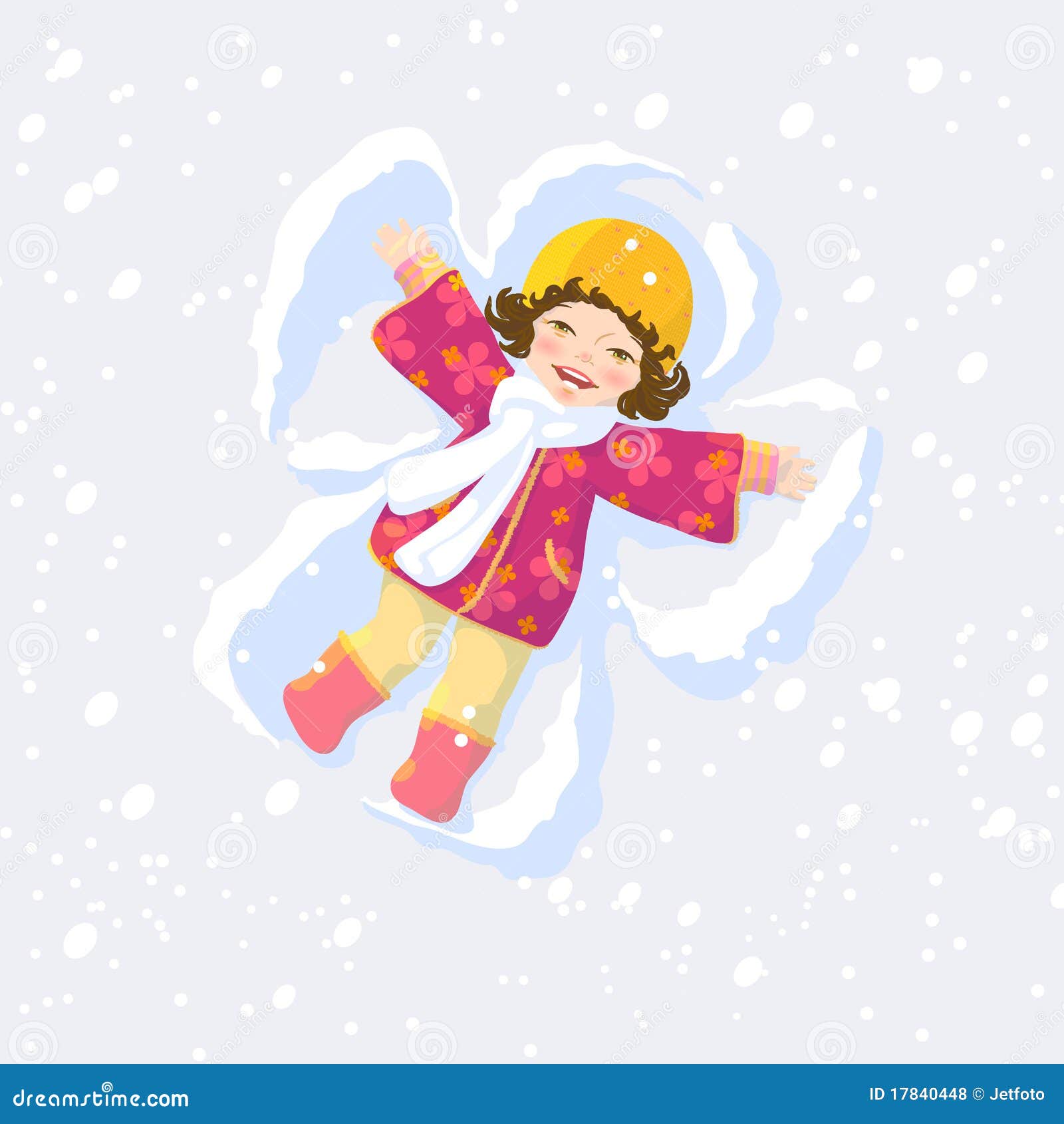 Ange De Neige Photos libres de droits