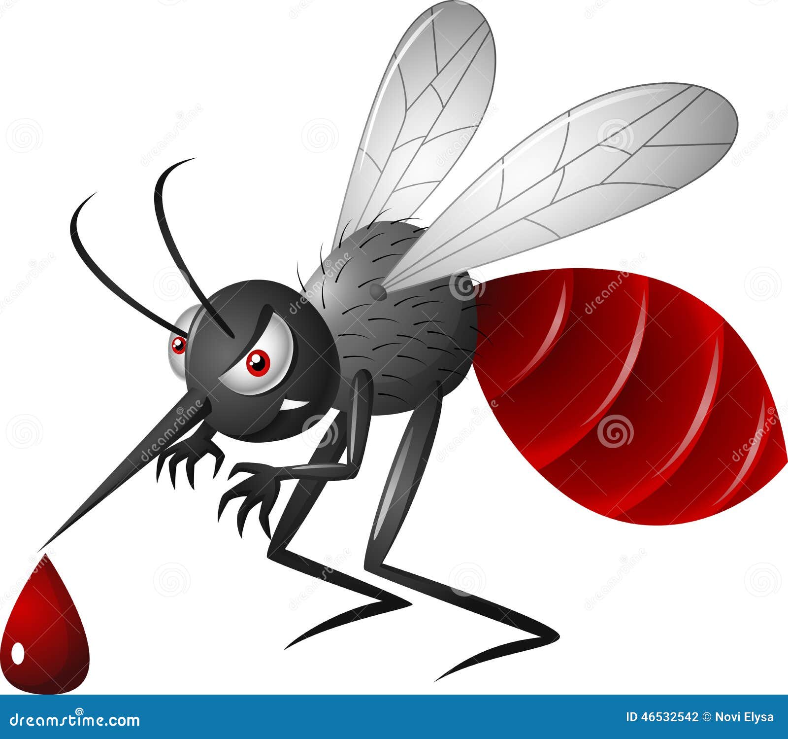 free cartoon mosquito clipart - photo #39