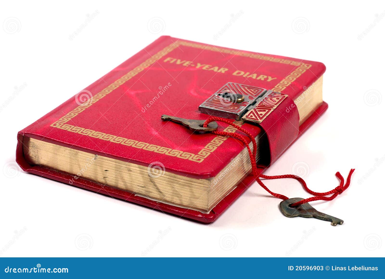 Antique Diary Book Stock Photos - Image: 20596903