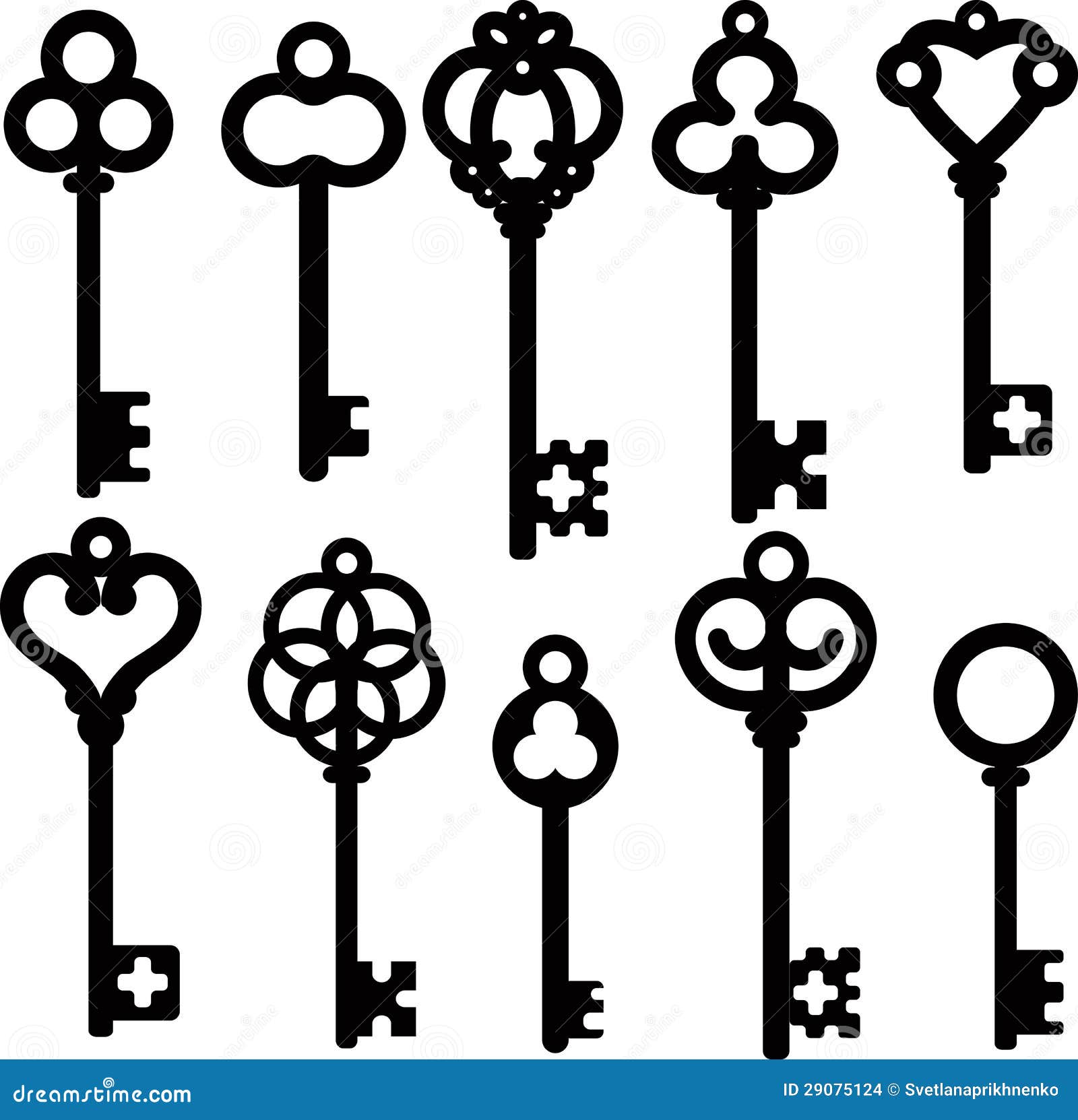 set of keys clipart - photo #48