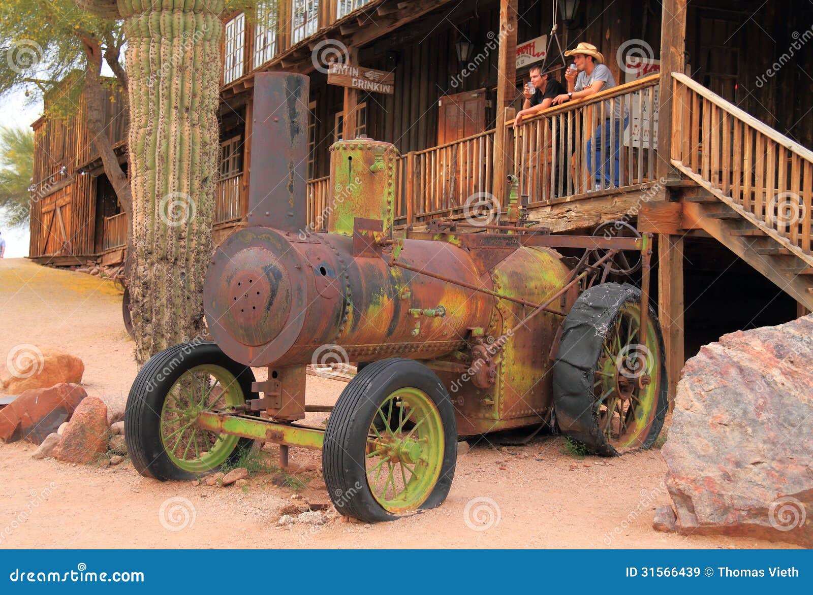  - antique-steam-tractor-as-tourist-attraction-ancient-attracts-tourists-to-mammoth-saloon-goldfield-arizona-old-31566439