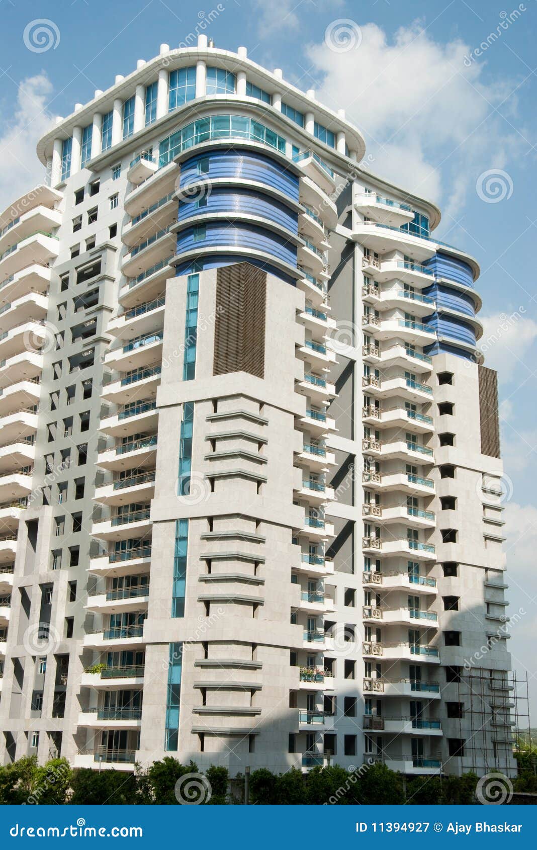 Apartment block stock image. Image of habitation 