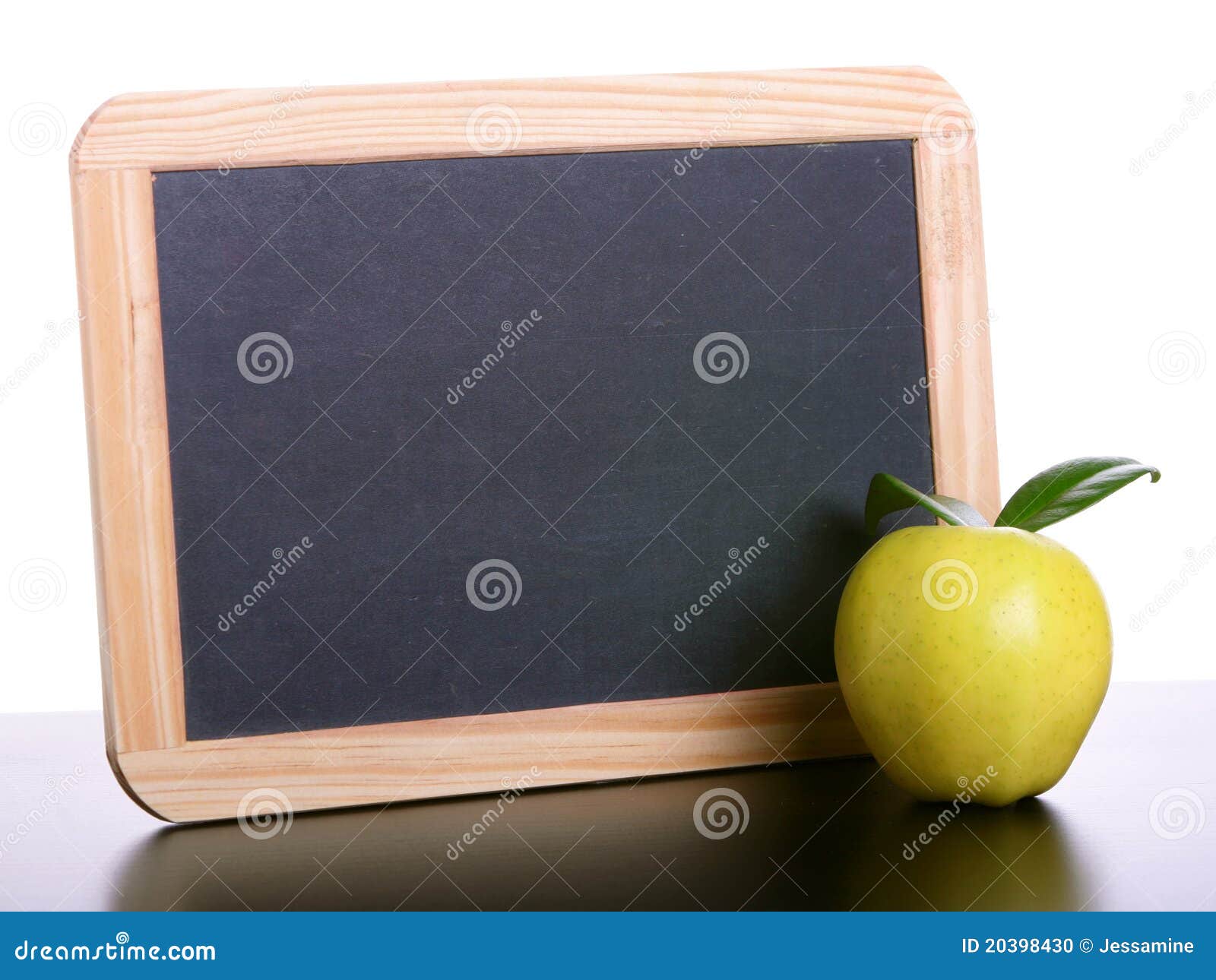 Apple And Chalkboard Stock Photo Image 20398430