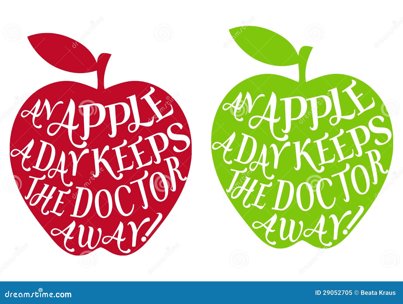 An Apple A Day, Vector Royalty Free Stock Photo - Image: 290527051300 x 1000