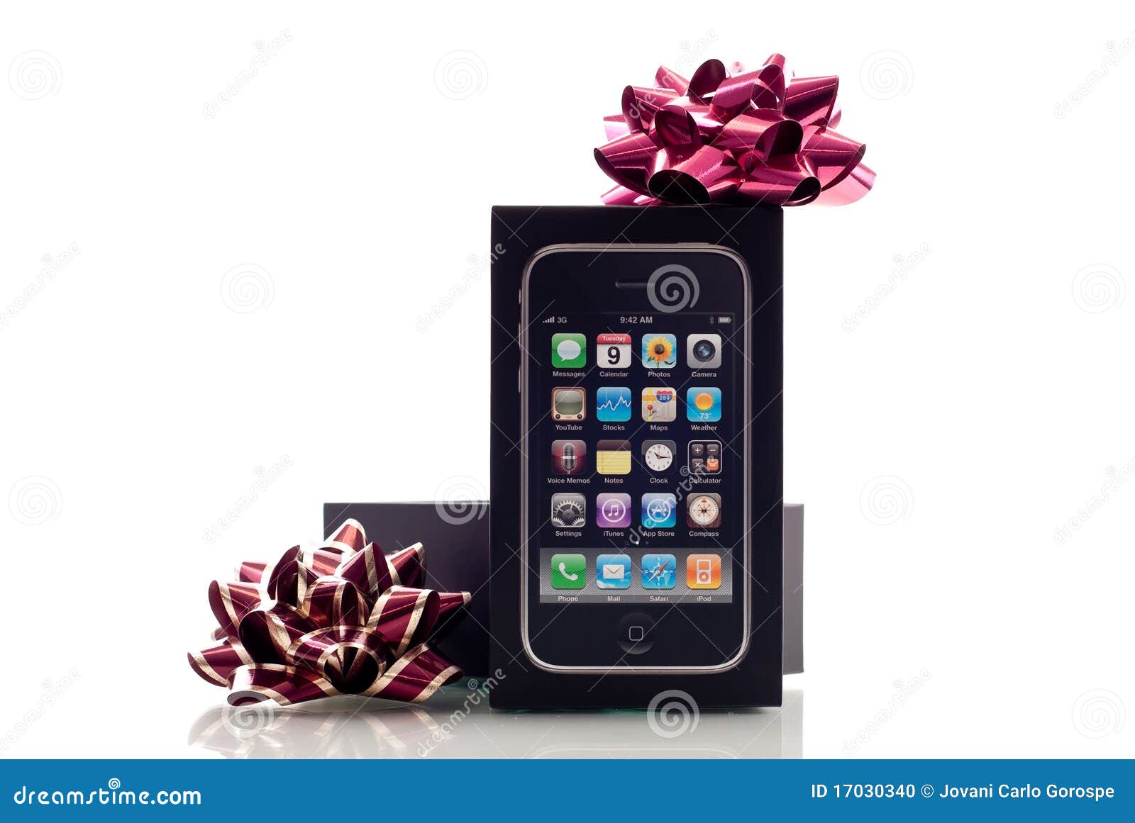 apple iphone christmas gift editorial image image 17030340 apple iphone christmas gift editorial image image 17030340