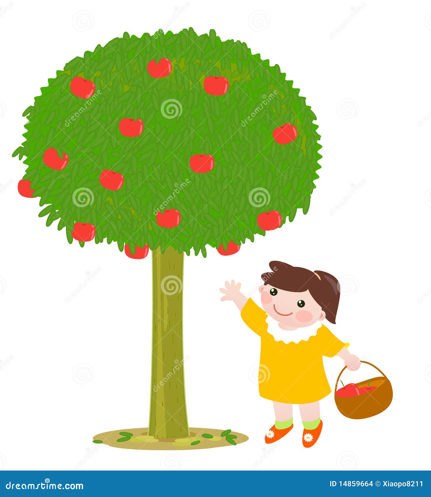 apple picking clipart - photo #10