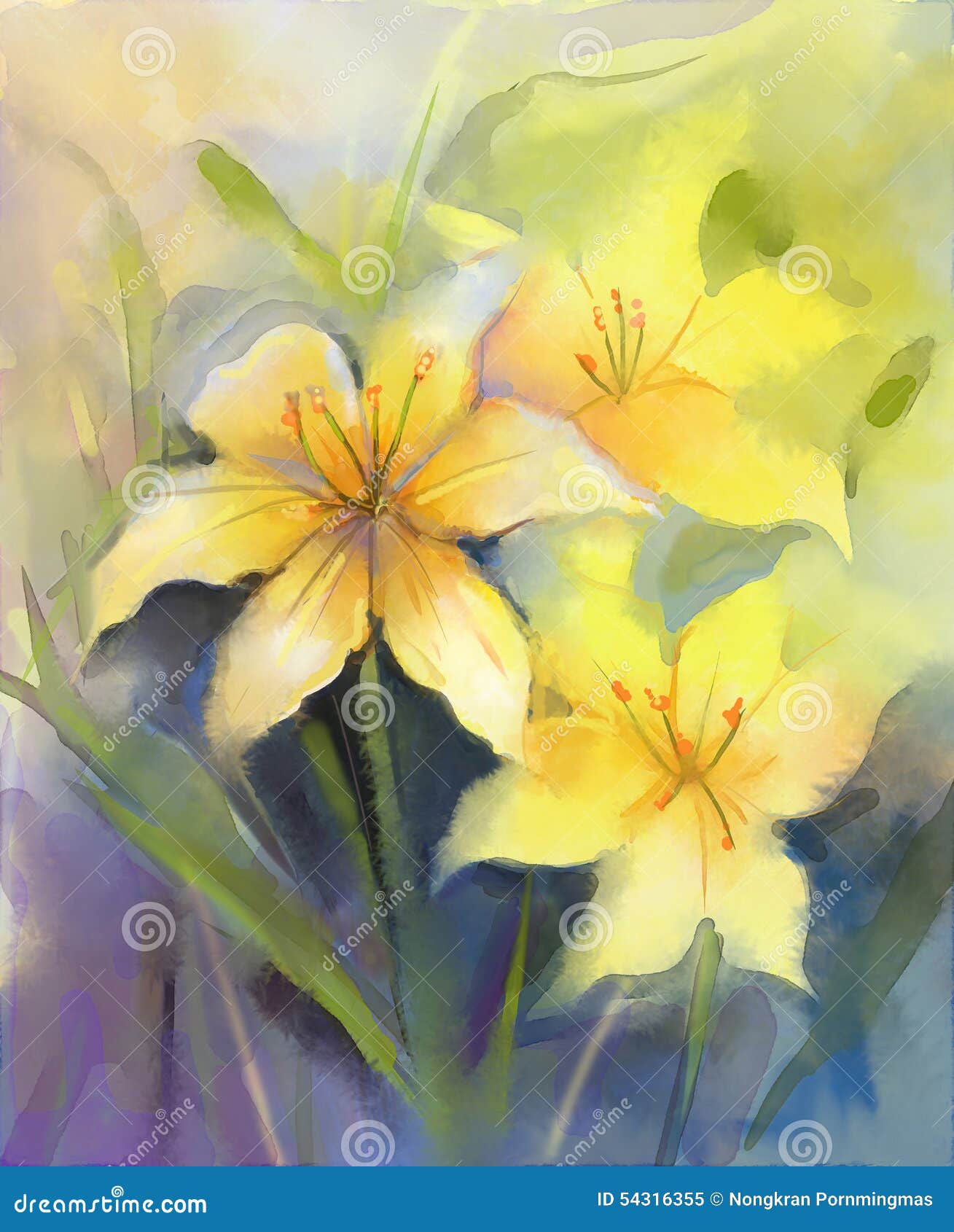 Iris Flower Oil Painting Iris Flower Oil Painting
