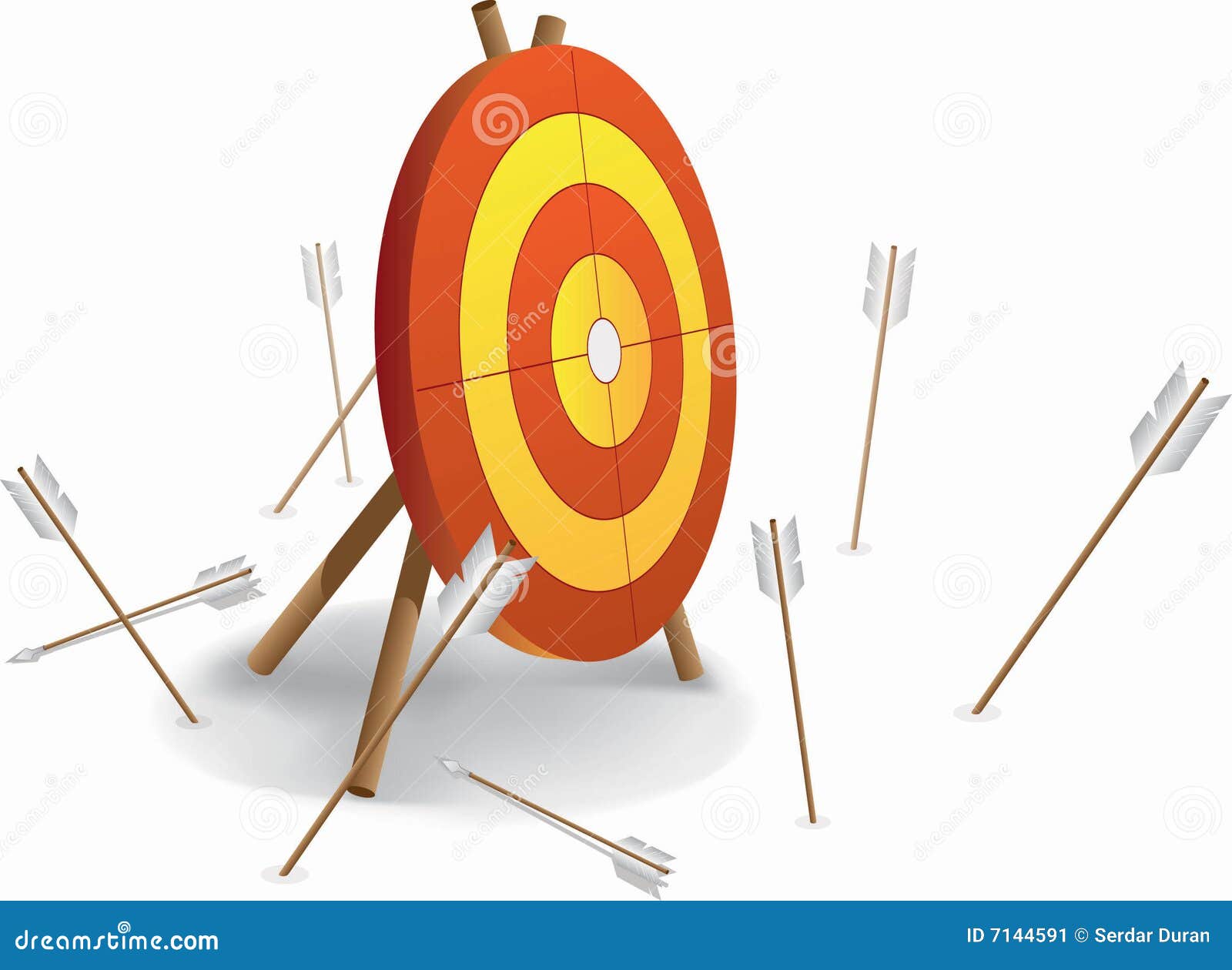Archery And Bad Shutting Stock Image Image 7144591