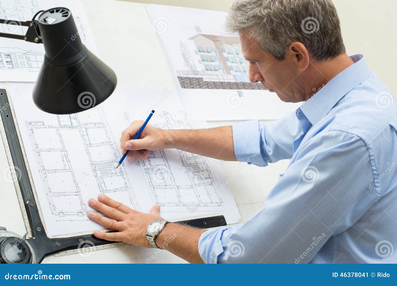 architect working at drawing table stock photo image 46378041 architect working at drawing table stock photo image 46378041