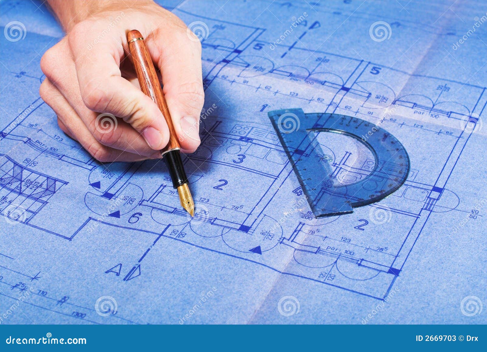 How To Draw A Blue Print 78