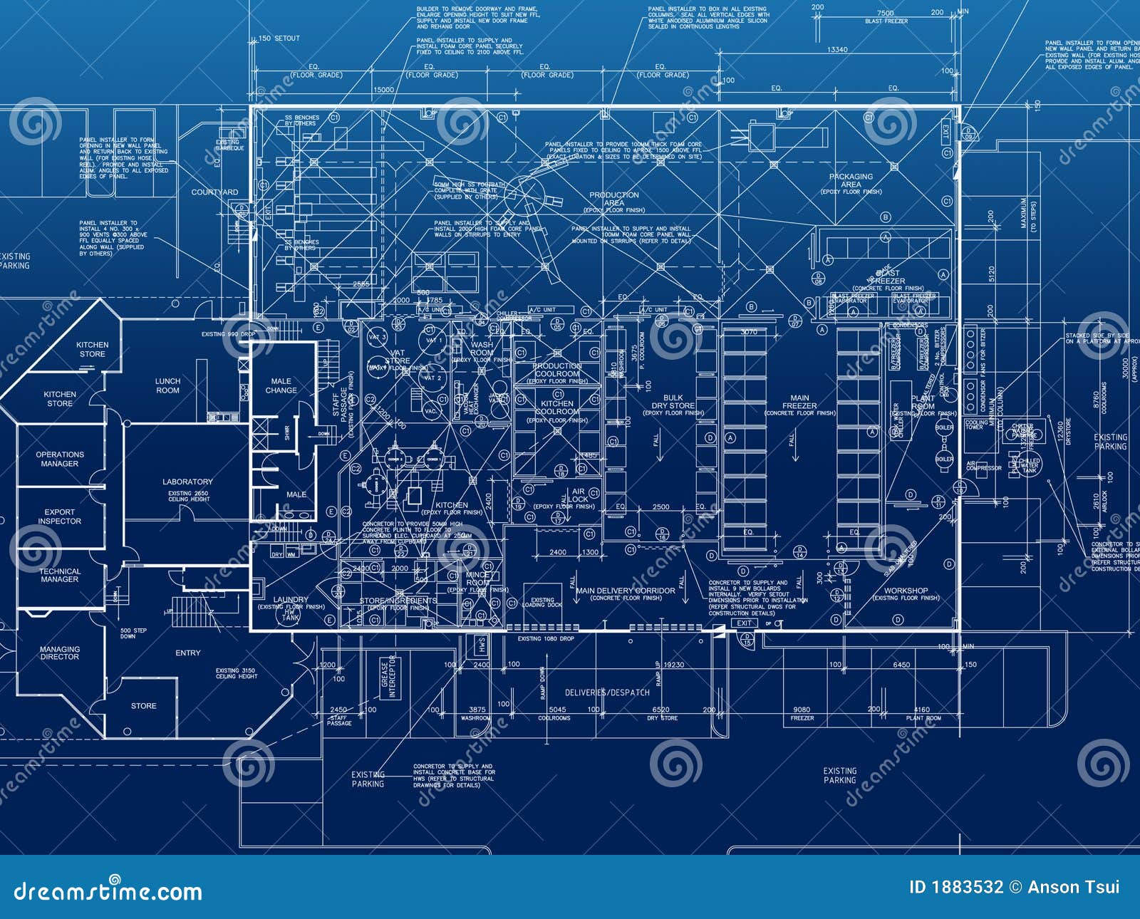 Stock Photography Architecture Floor plan background