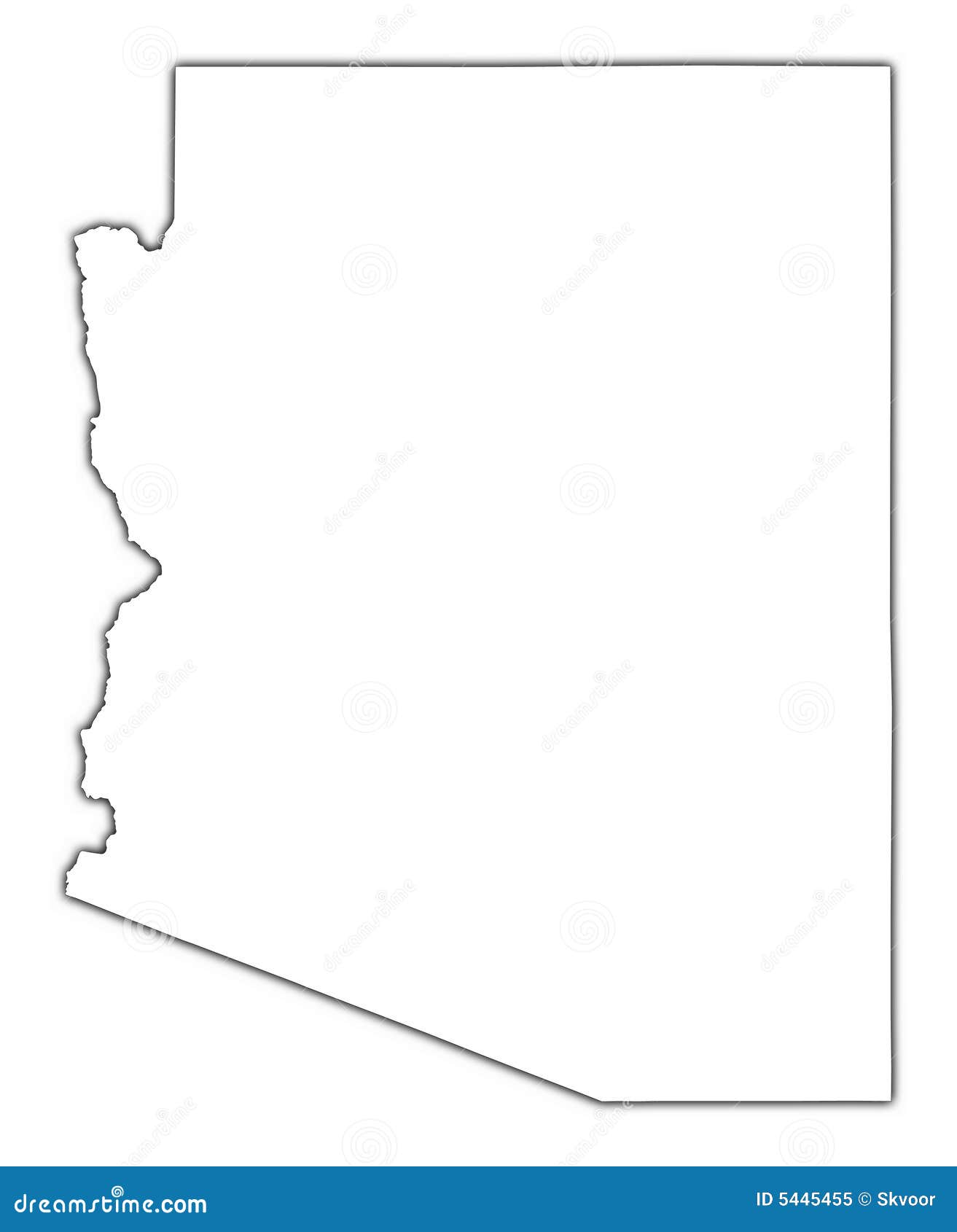 clipart map of arizona - photo #22