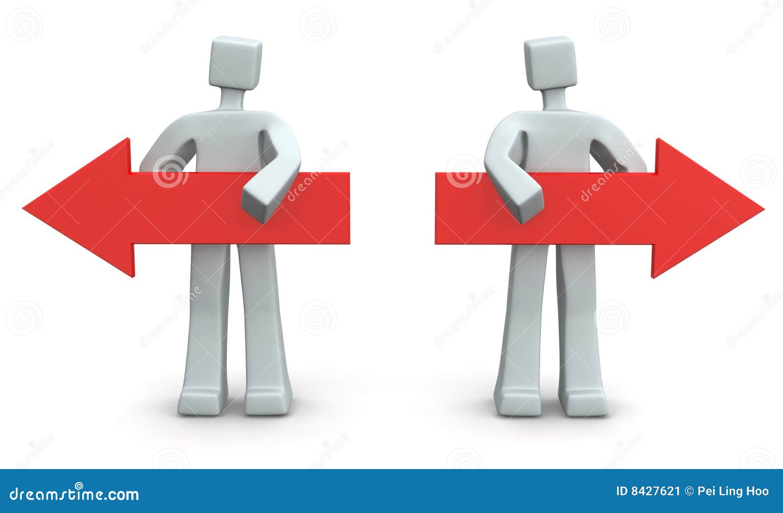 Arrow Pointing To Left And Right Stock Image  Image: 8427621