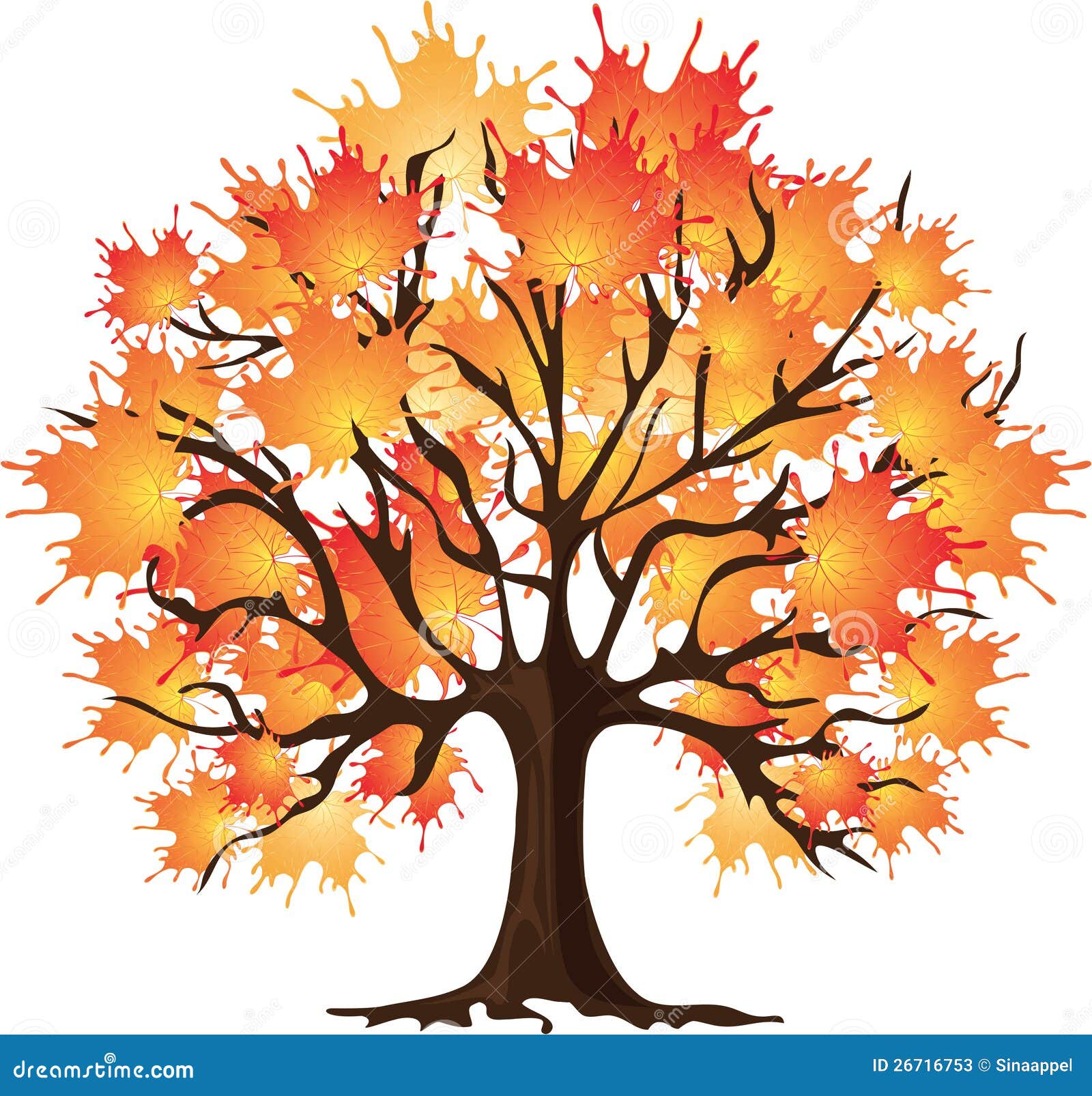 autumn tree clipart - photo #41