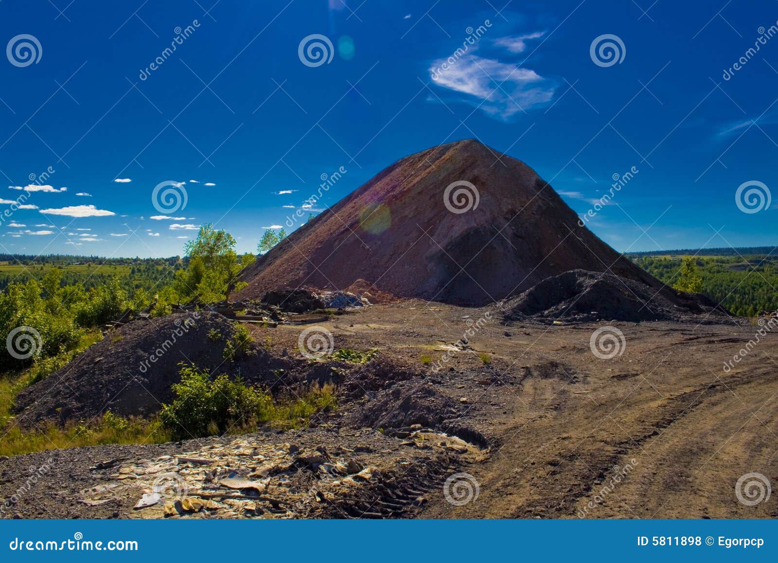 Artificial Mountain Royalty Free Stock Photos Image 5811898