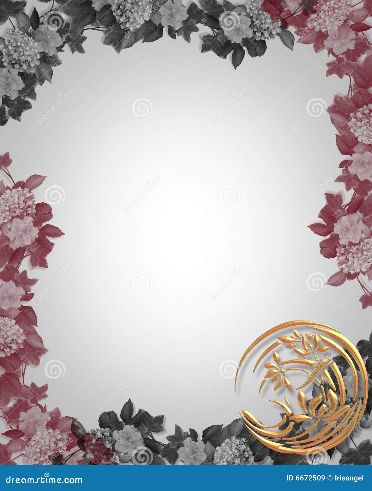 Asian Floral Design Template Royalty Free Stock Images - Image: 6672509