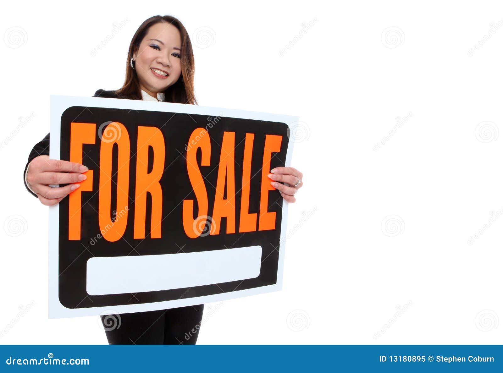 Title Asian Woman Holding Sale 70