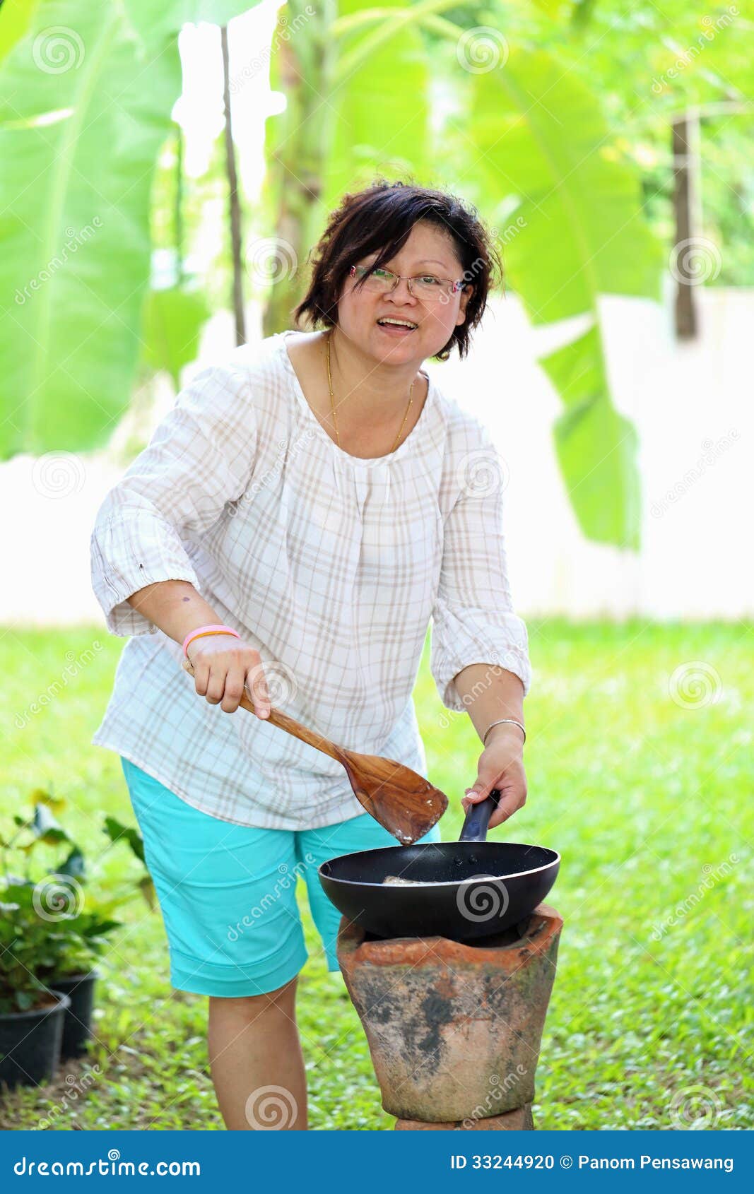 Asian Woman Cooking 54