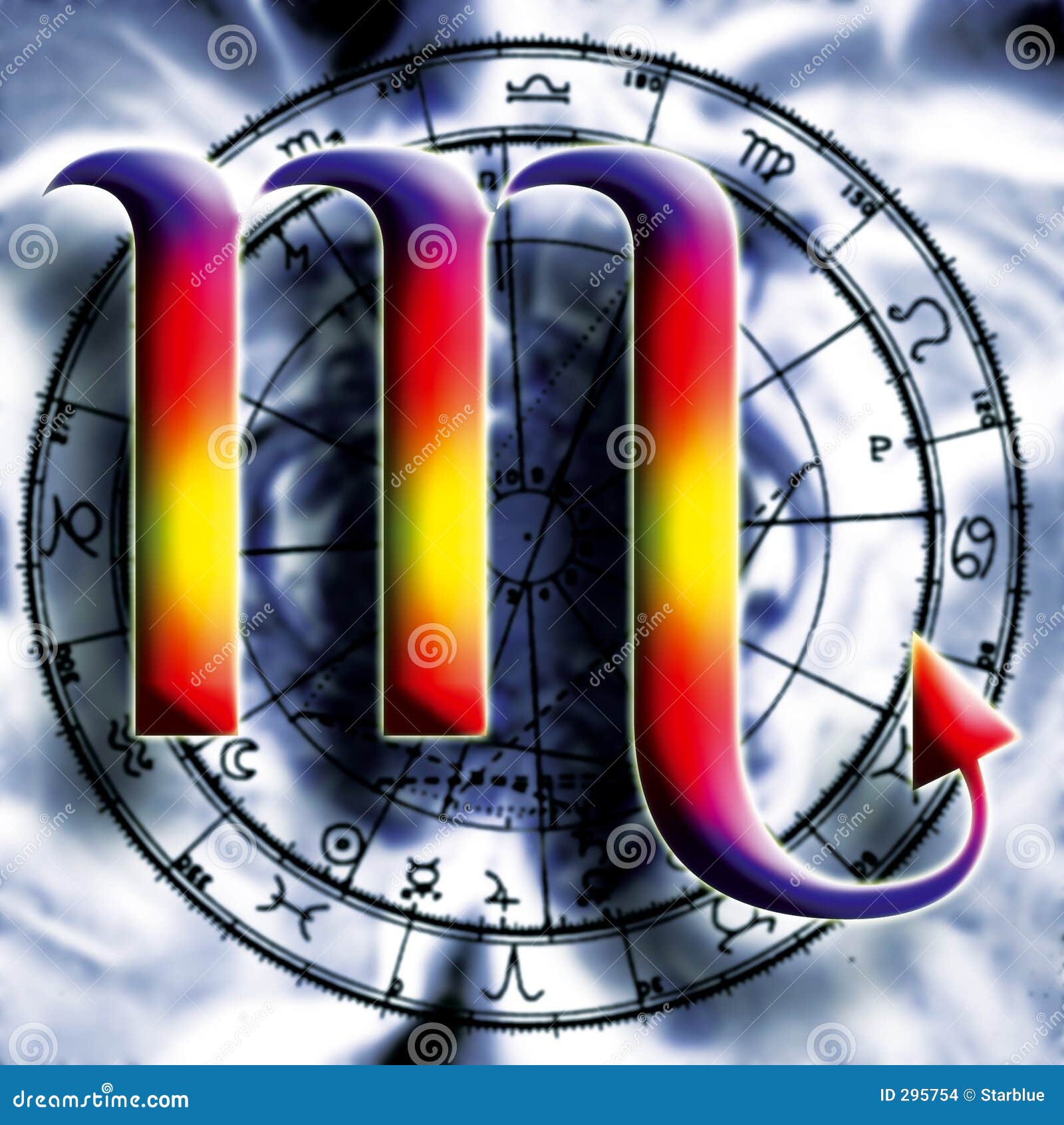 Astrological Sign Scorpio Stock Images Image 295754