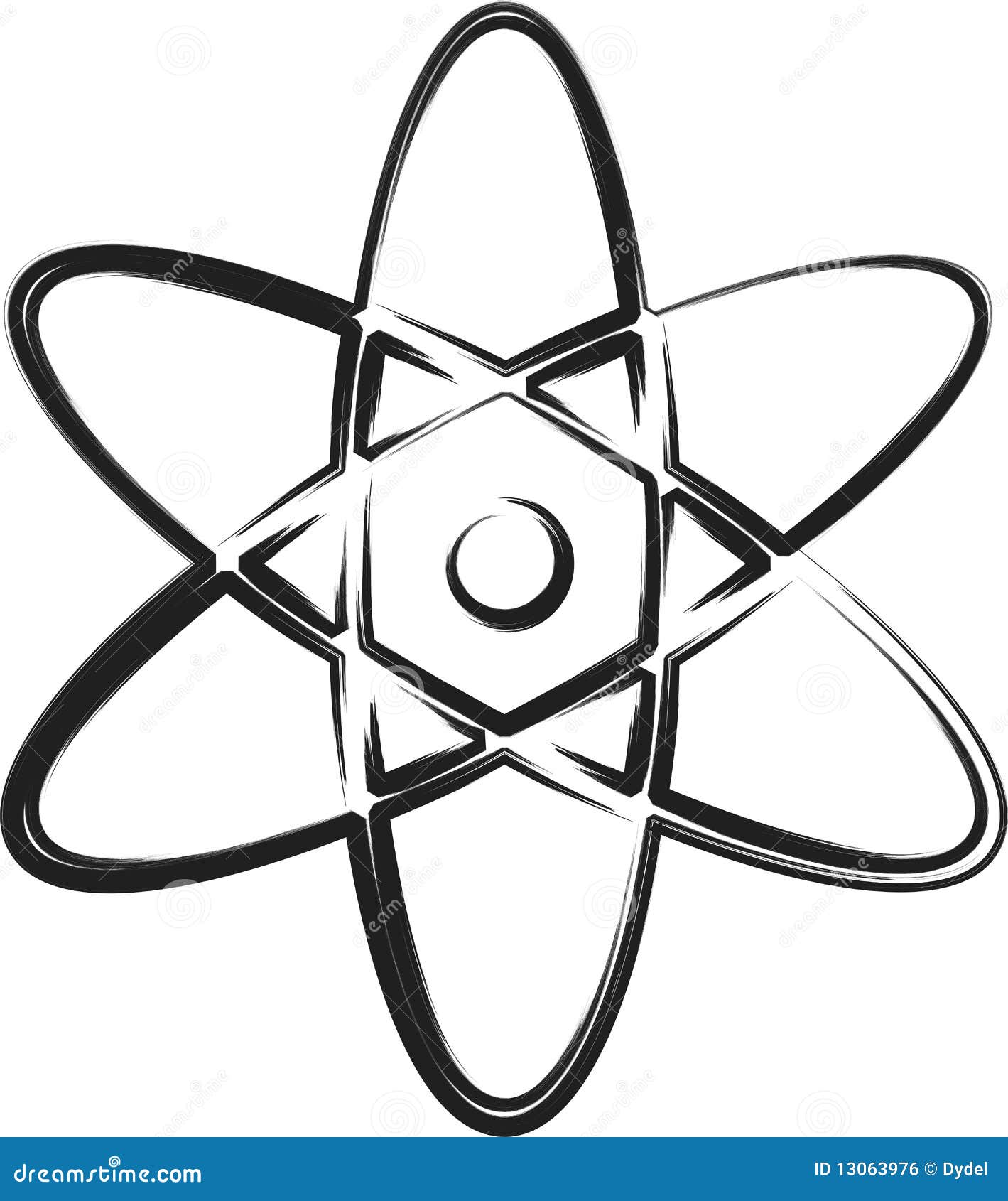 Royalty Free Stock Image: Atomic symbol. Image: 13063976