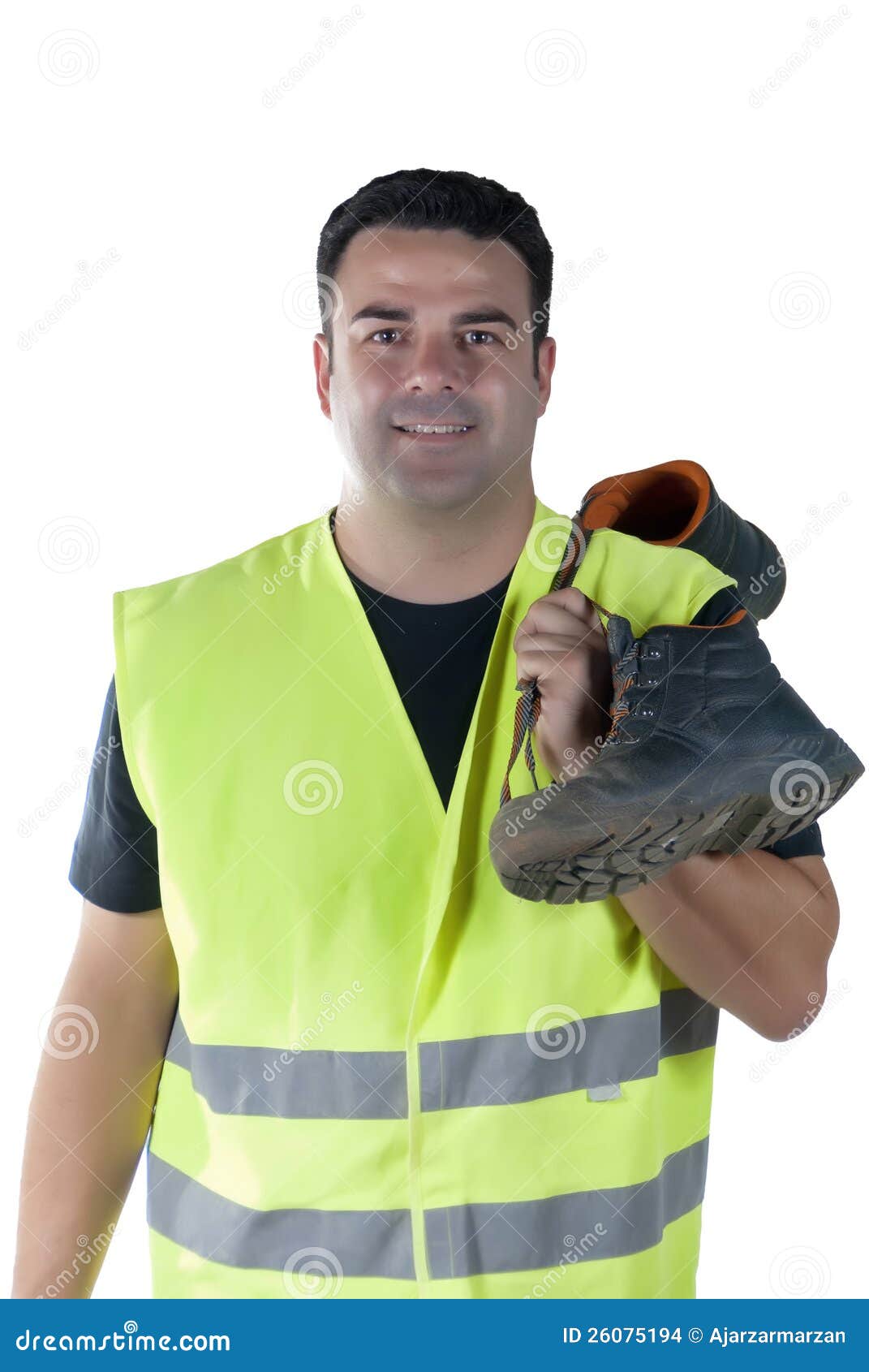 Attractive Man In Work Clothes And Shoes Stock Images - Image: 26075194