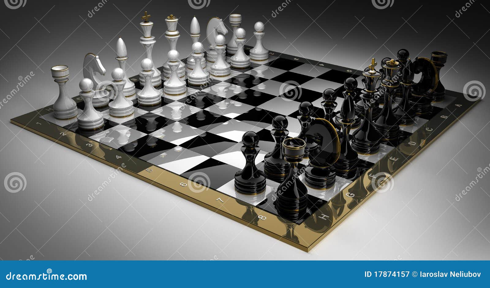 Aufbau Schachbrett