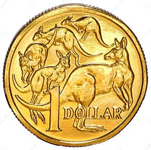 Australian One Dollar Coin Stock Photography Image 3227152