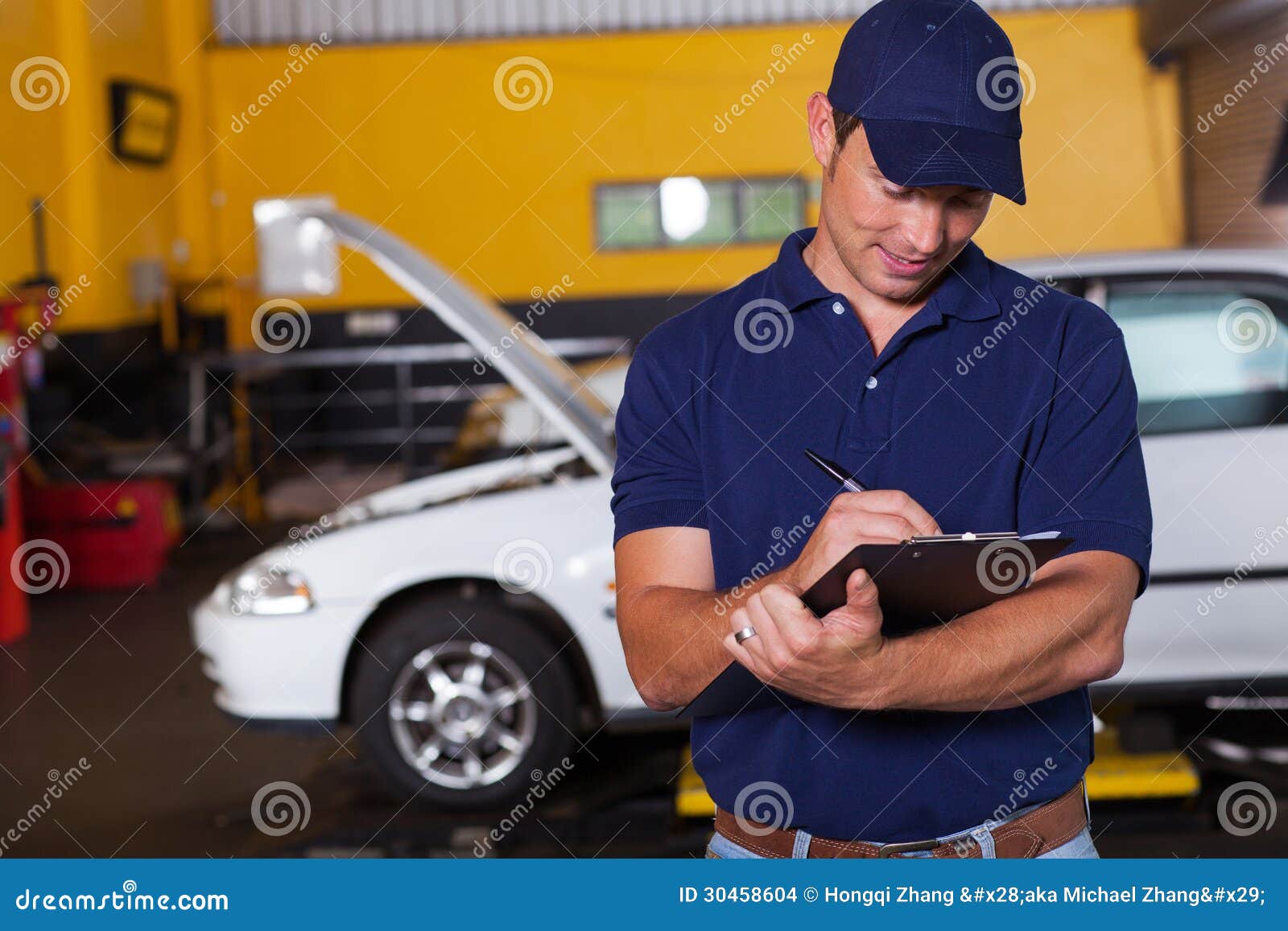 Auto Workshop Manager Stock Images - Image: 30458604