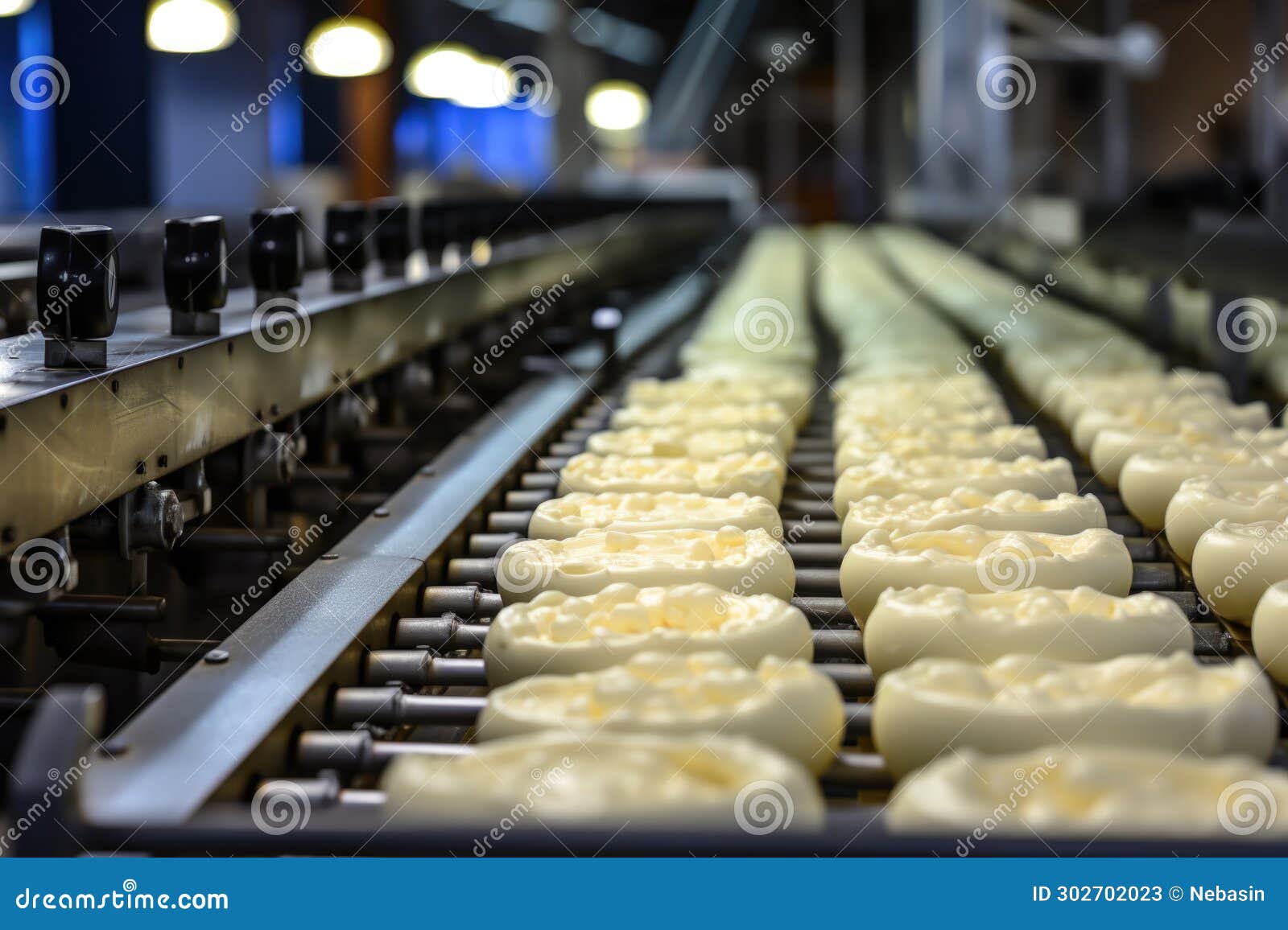 Automated Machinery In An Advanced Dairy Processing Plant Technology