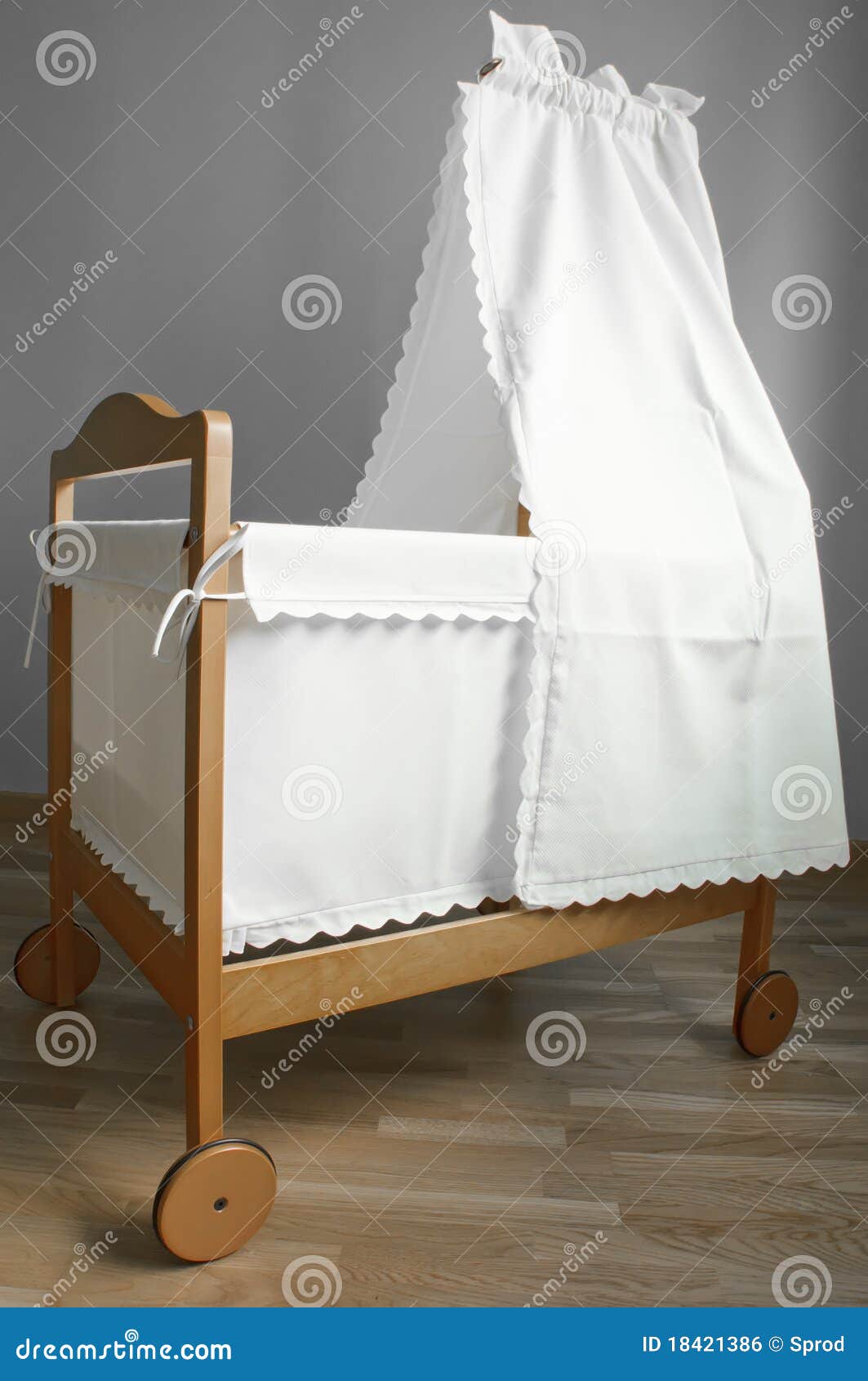 Baby Bassinet Royalty Free Stock Image - Image: 18421386