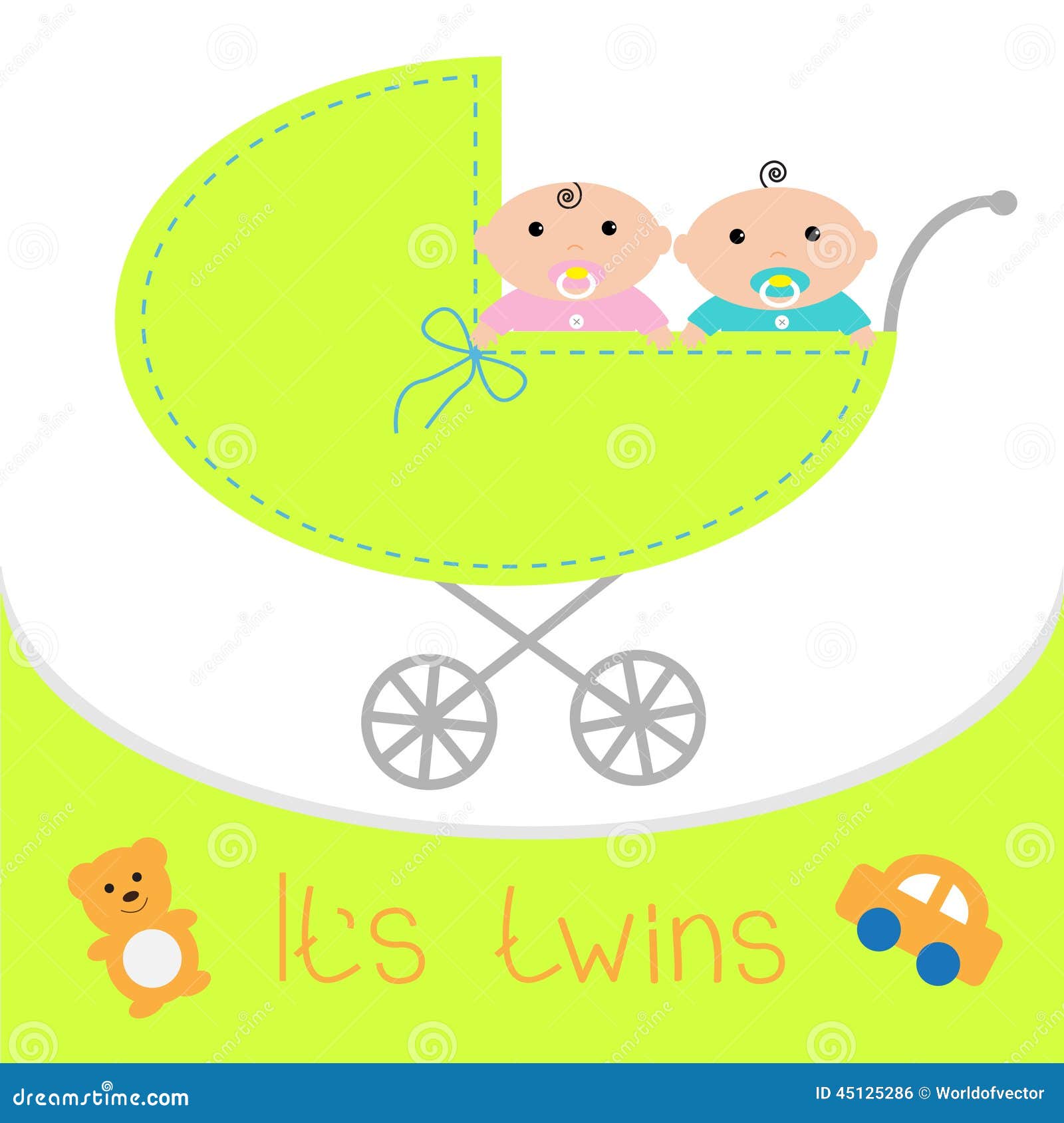 baby shower clip art for twins - photo #24