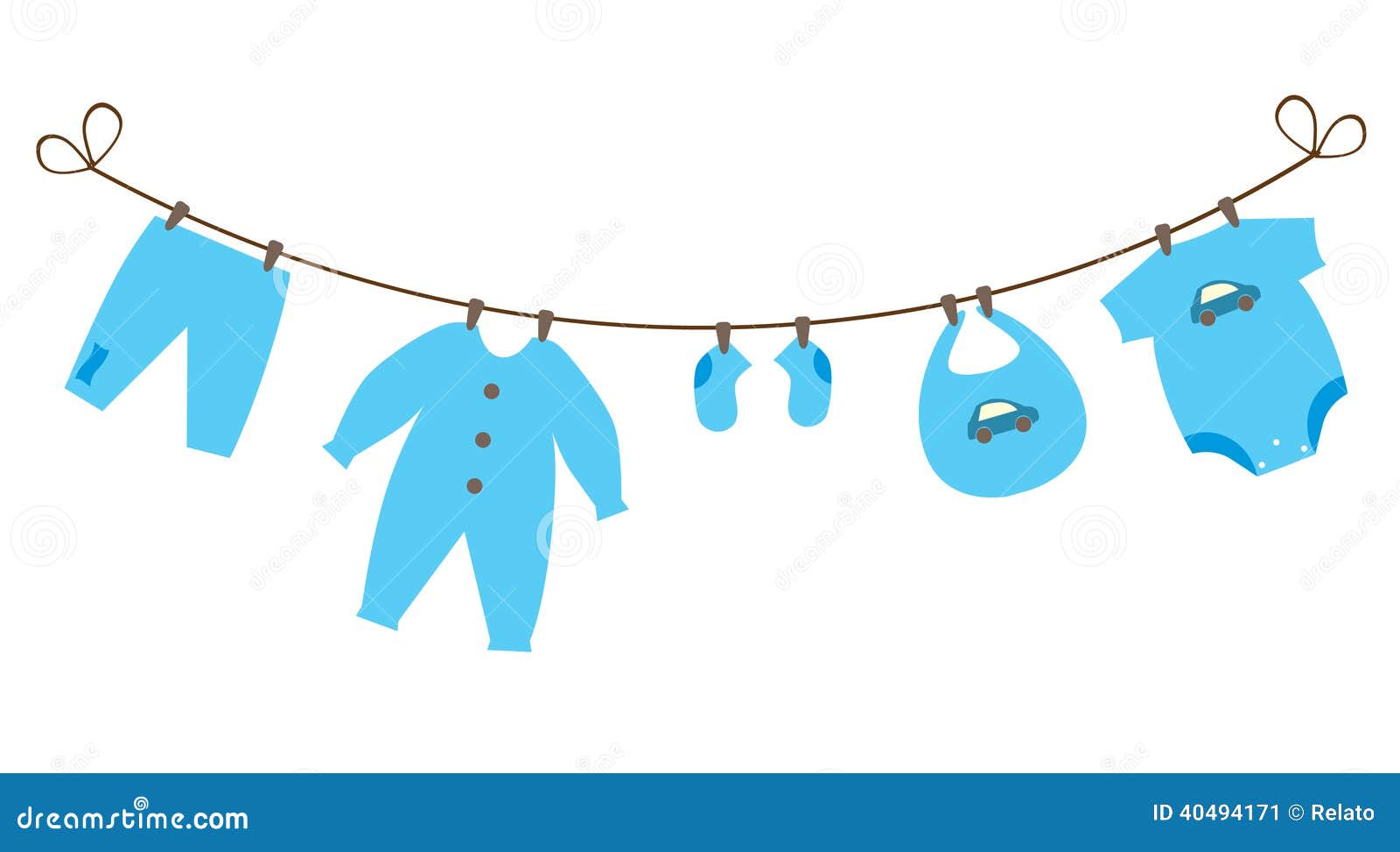 Baby clothes clipart images