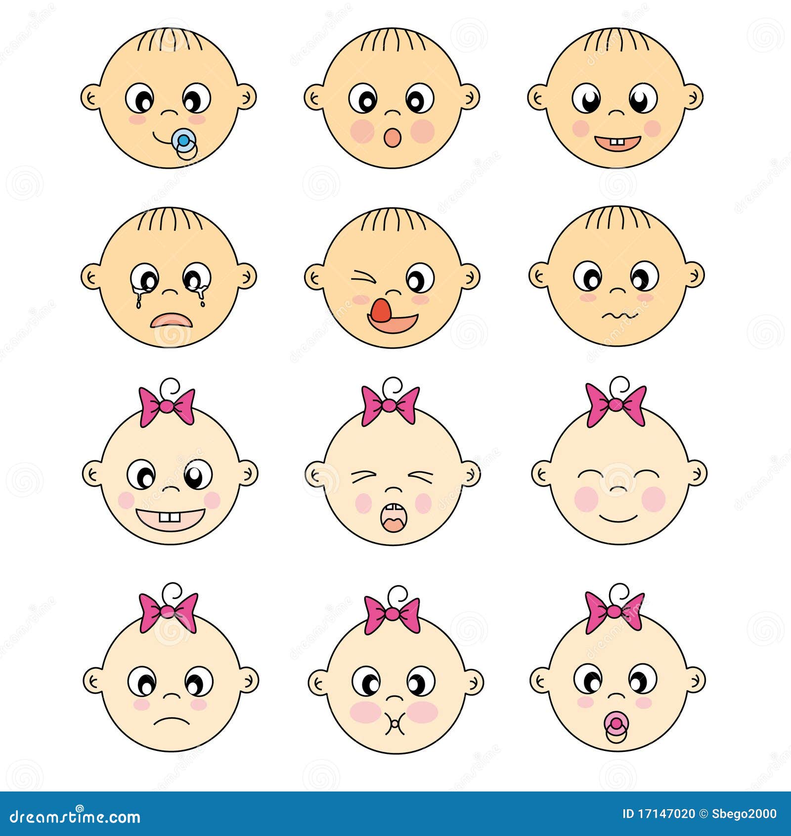 clipart baby face - photo #46