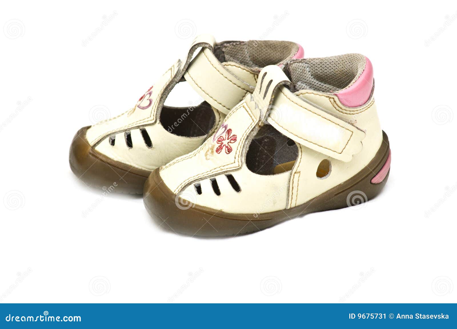 Baby First Sandals Stock Image - Image: 9675731