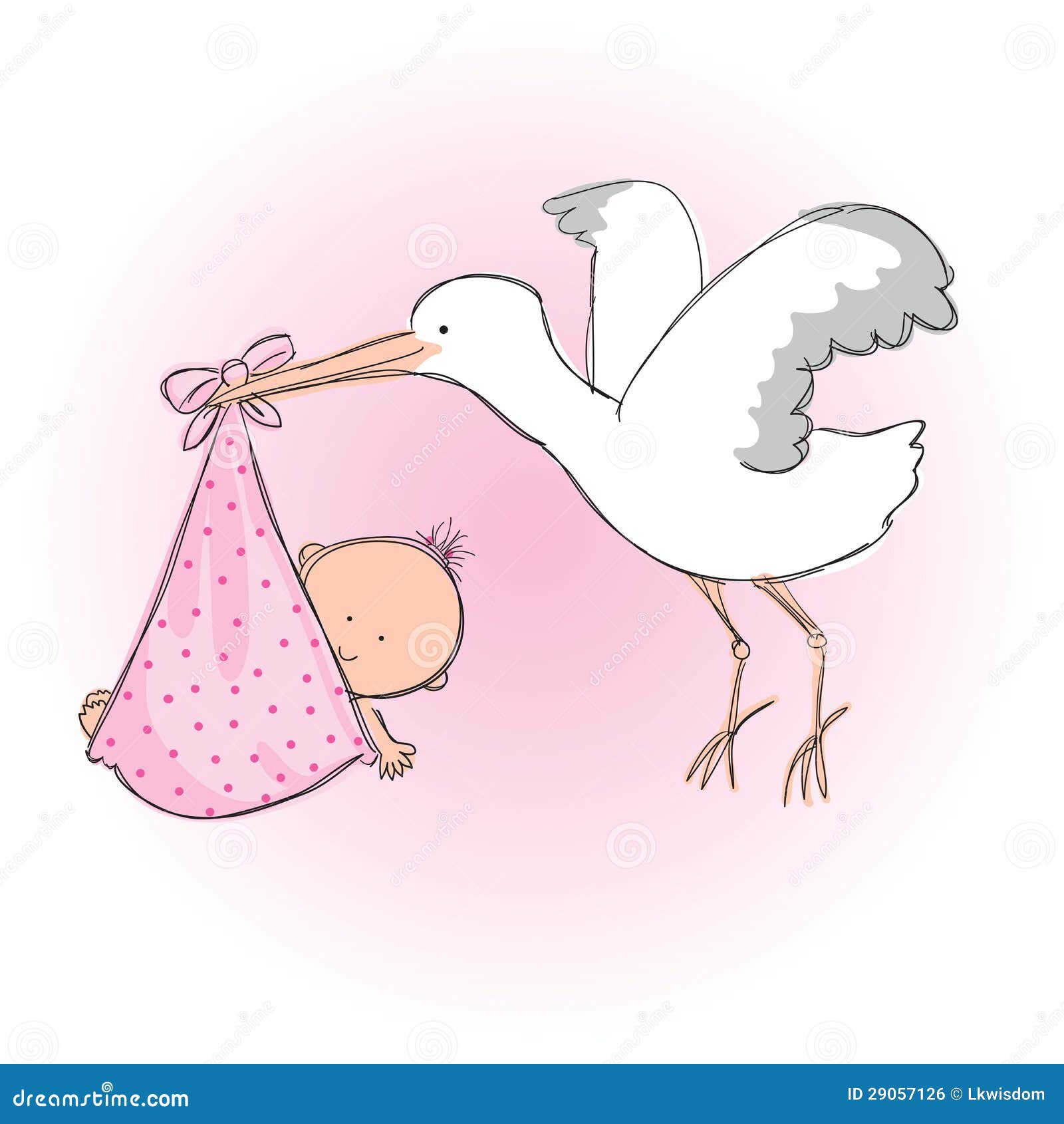 delivery stork clipart - photo #48