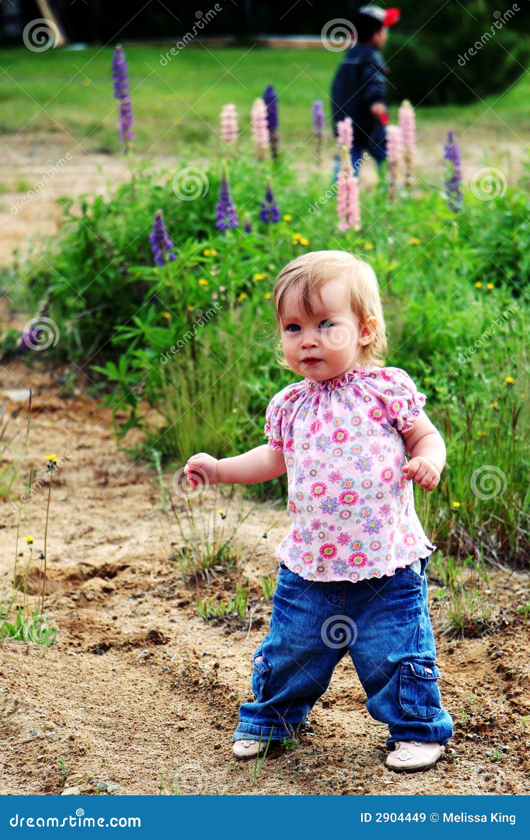 Baby Girl Walking