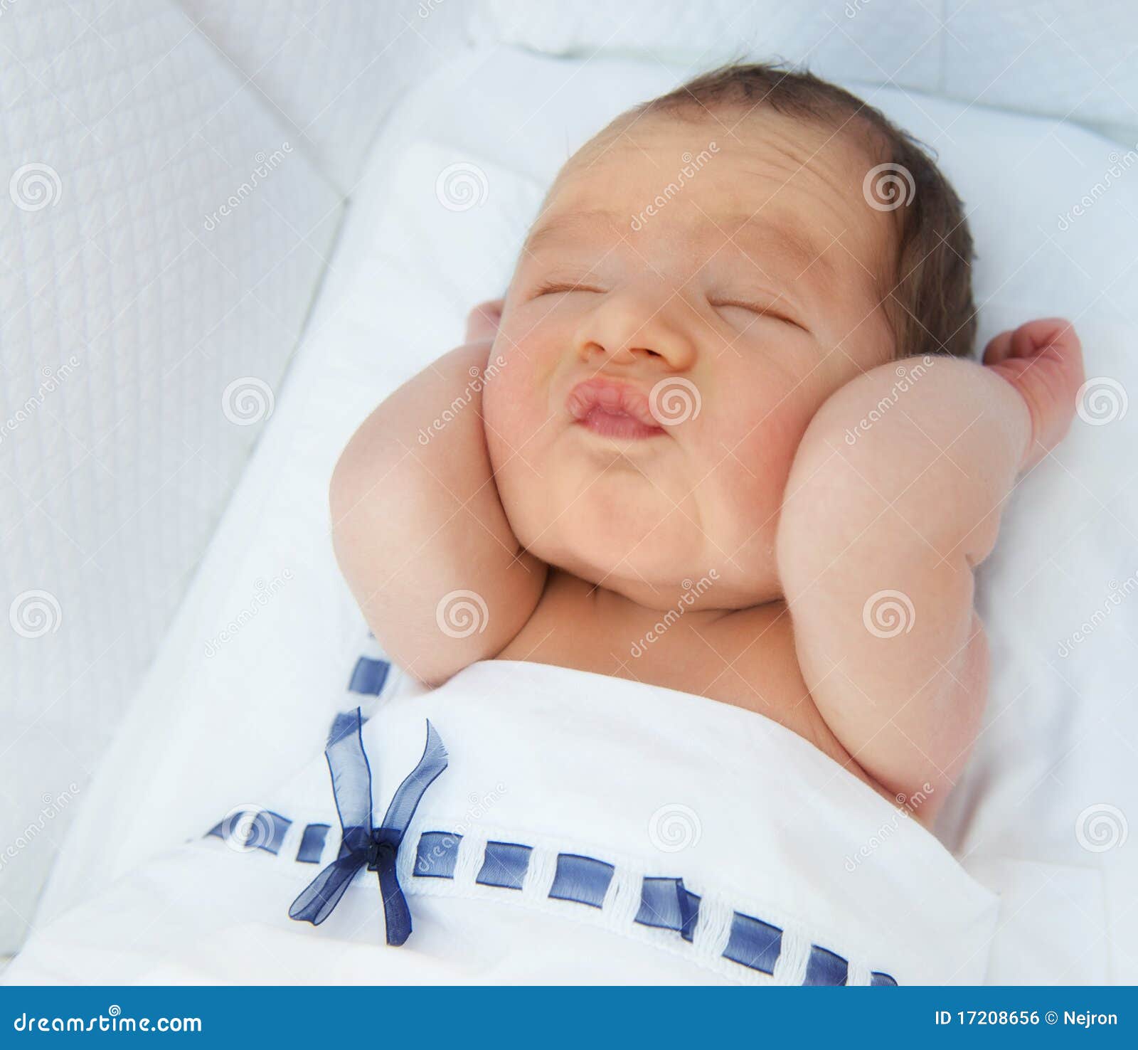 Royalty Free Stock Image: Baby making funny face