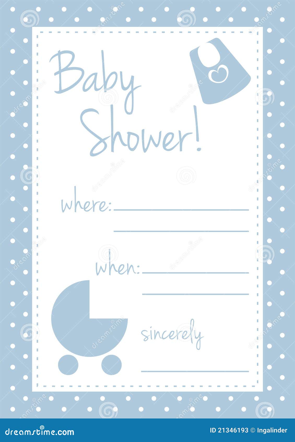 invitation cards for baby shower boy
