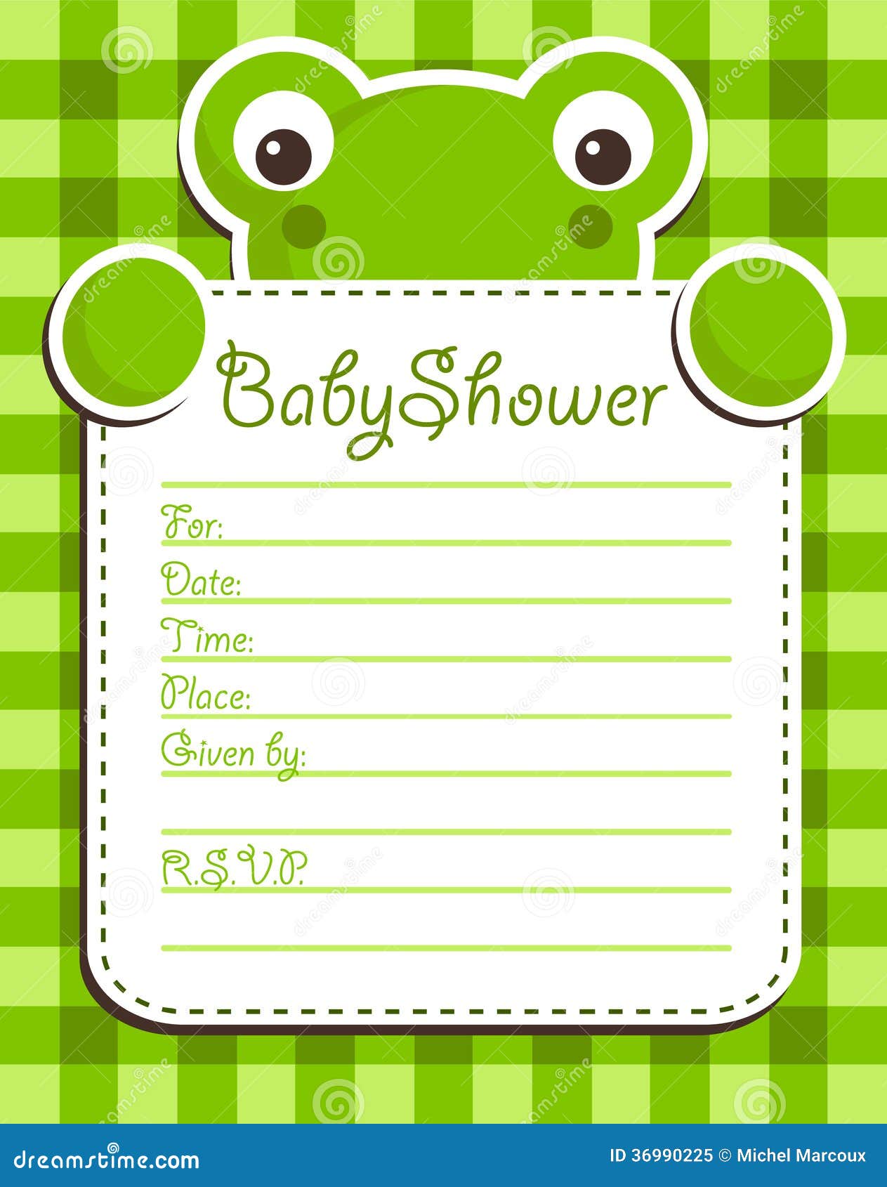 More similar stock images of ` Baby Shower Frog Invitation Card `